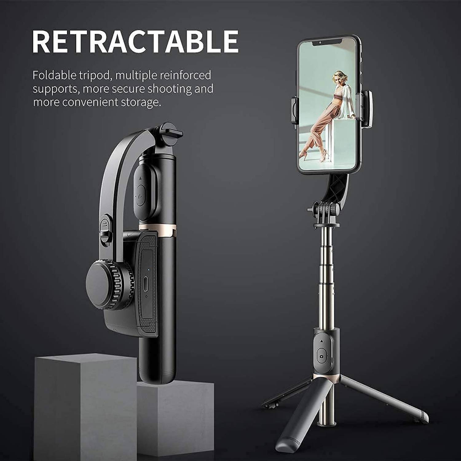 IC PLUS NEW GIMBAL Q08 2 Axis Gimbal for Mobile