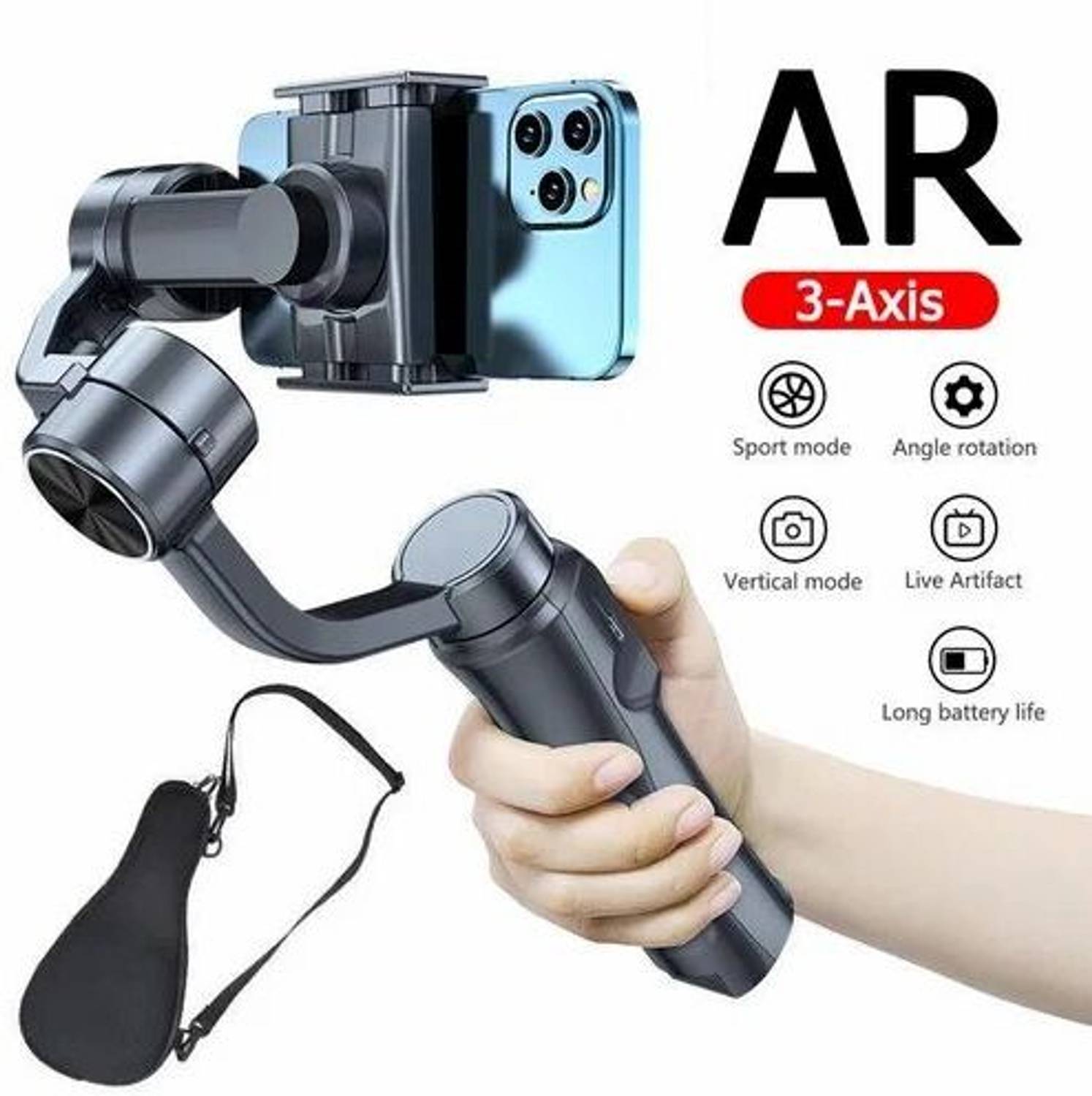 IMMUTABLE 3Axis Handheld Smartphone Gimbal DR6 3 Axis Gimbal for Mobile