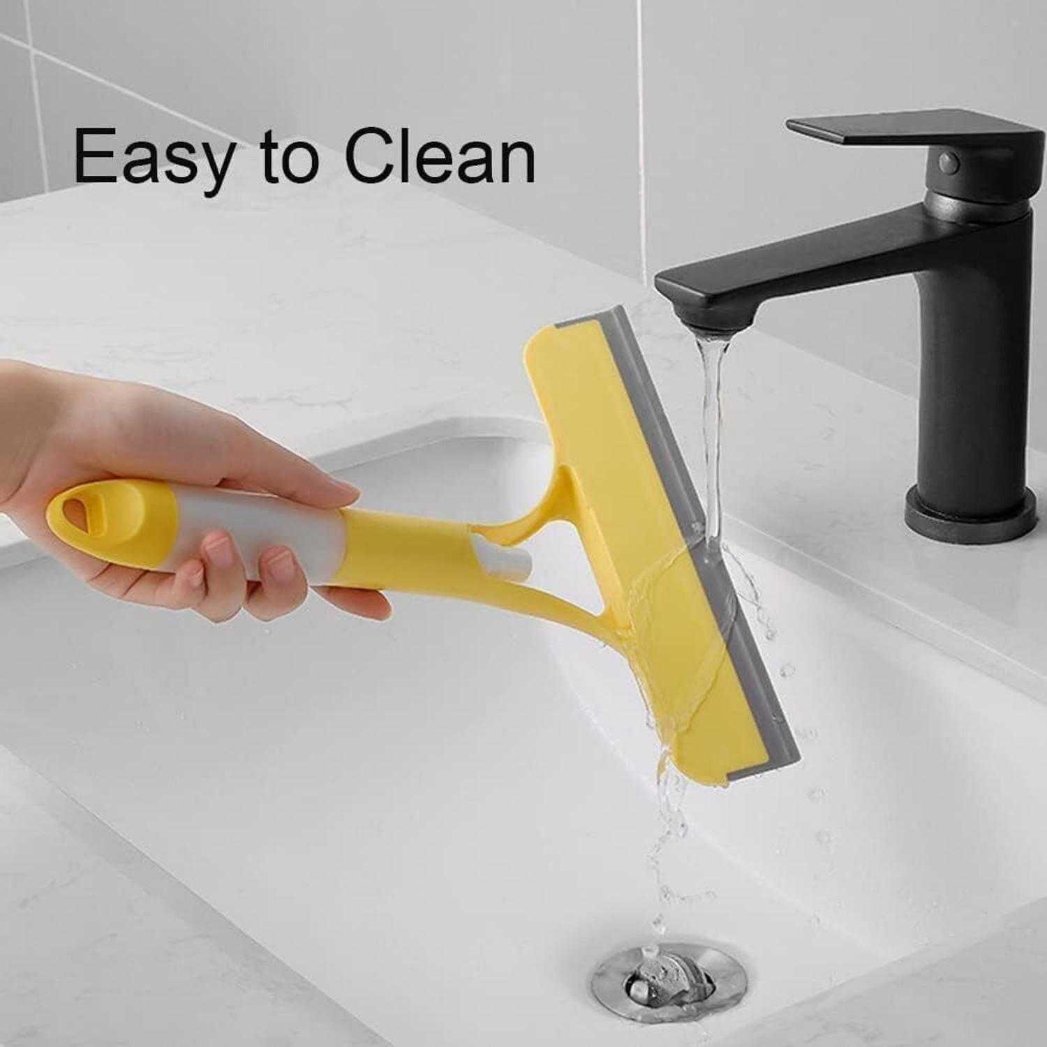 Image of Elpenor Glass Wiper 3 in 1 Bottle Sprayer for Bathroom,Table, Office, Car Window Cleaner