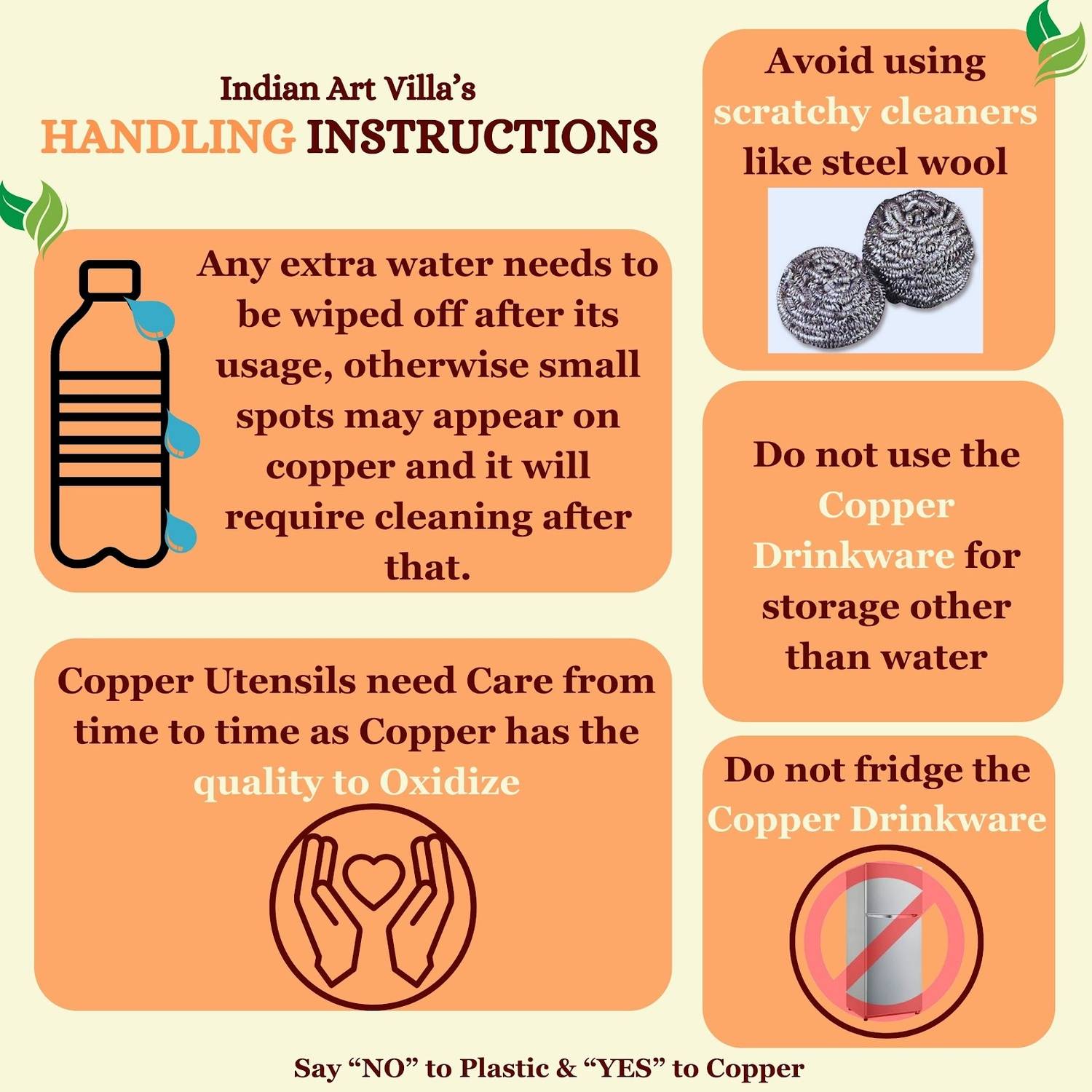 INDIAN ART VILLA 5000 L Copper Water Jug - Image 5
