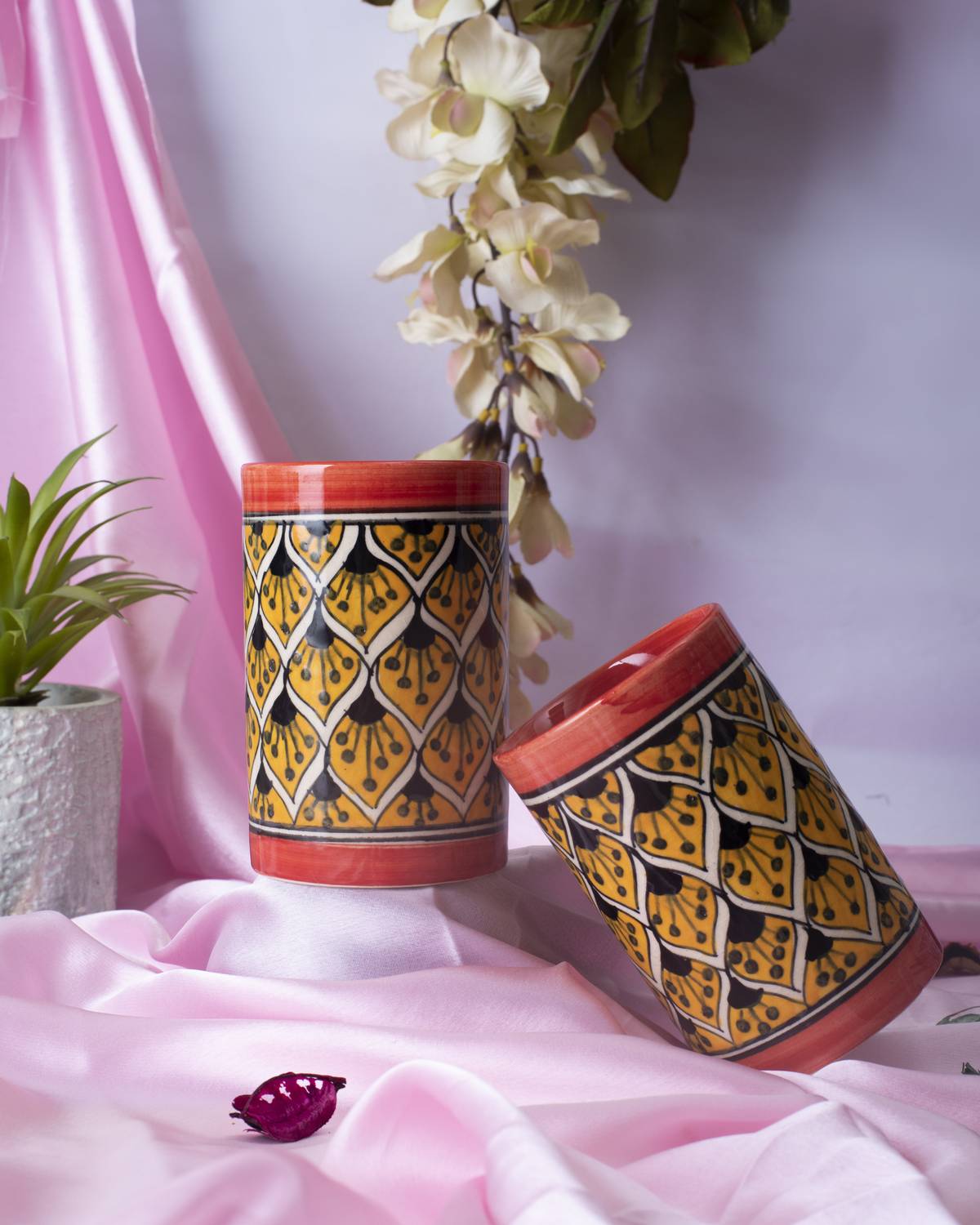 caffeine Handmade Morocco Glass Water/Juice Glass