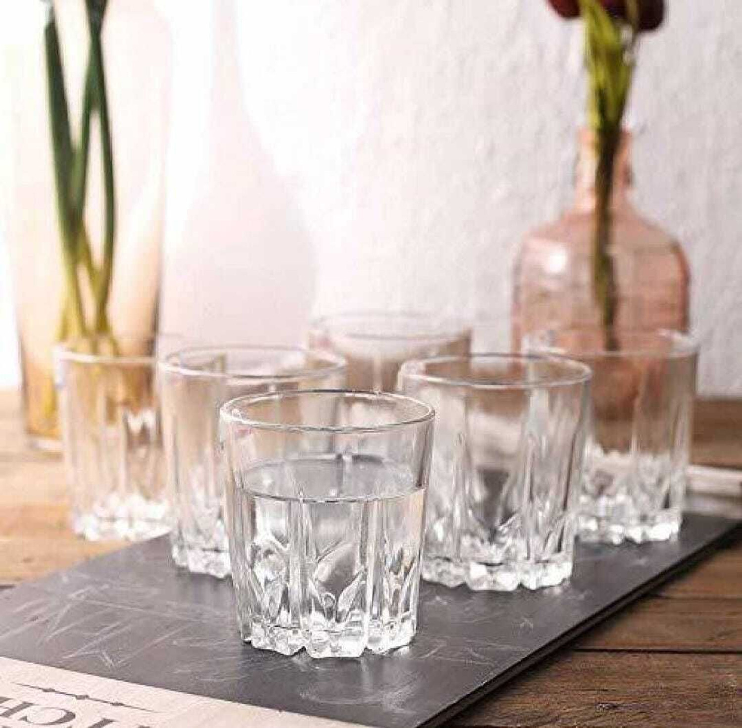 Image of Karishma (Pack of 6) WiskyGlass pc6 Glass Set Whisky Glass (200 ml, Glass, Clear)