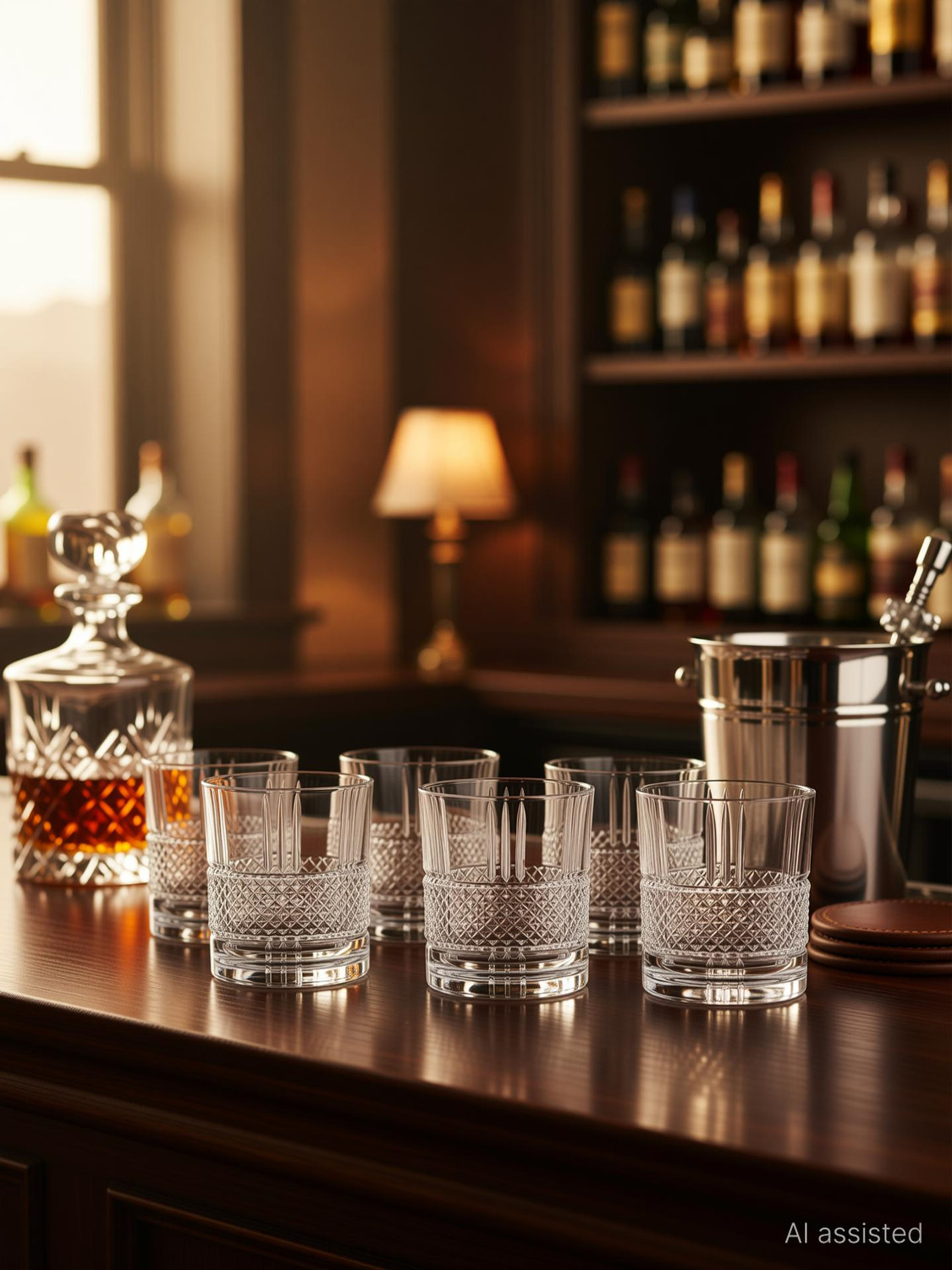 Image of okechuku (Pack of 6) New1 grwearshb-crystal-belt-whisky-2pcs- okechuku pack of 6 Glass Whisky Glass