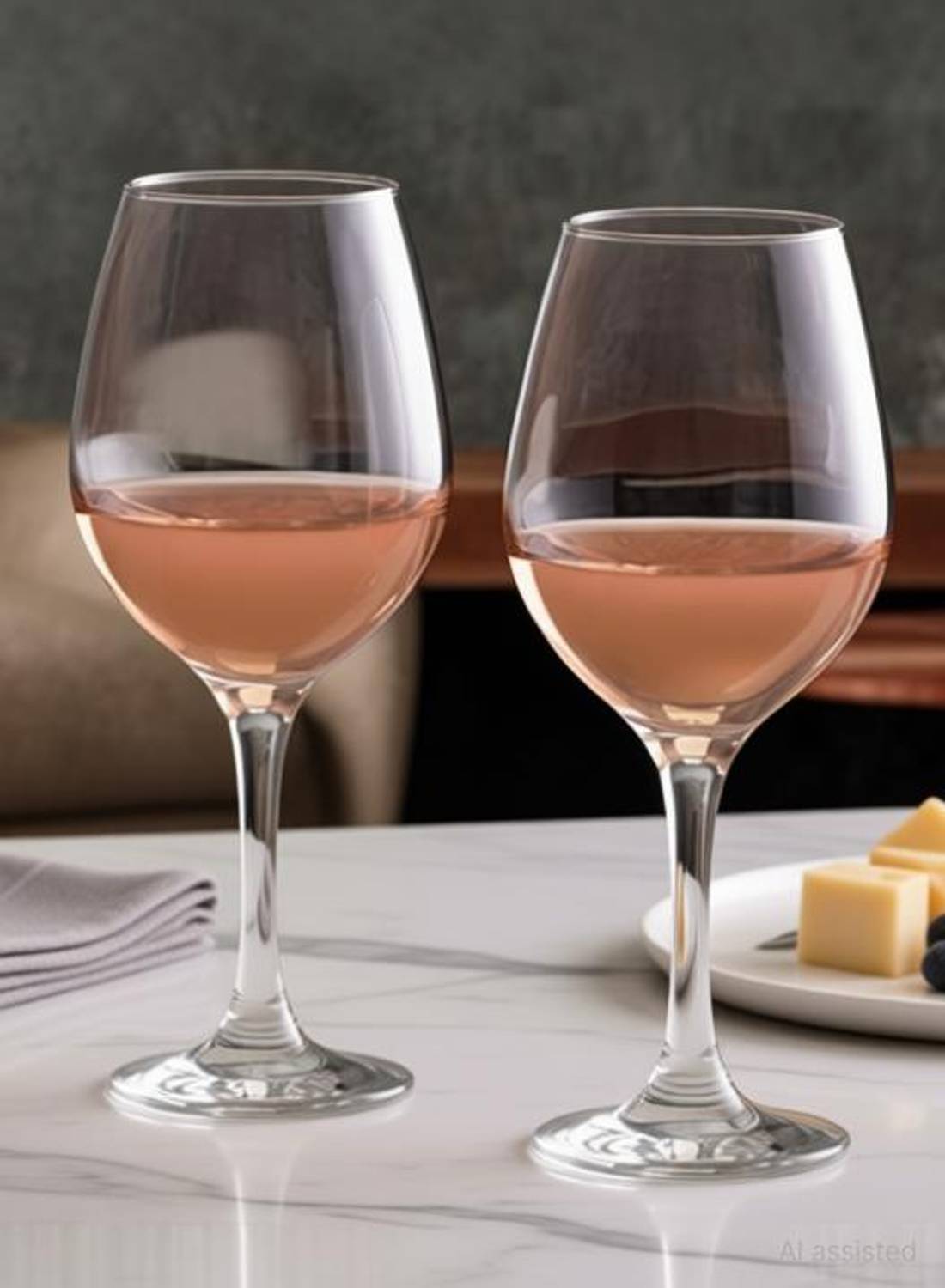 BABALIFINCH (Pack of 2) 310 ml Red Wine and White Wine Glass Set Wine Glass