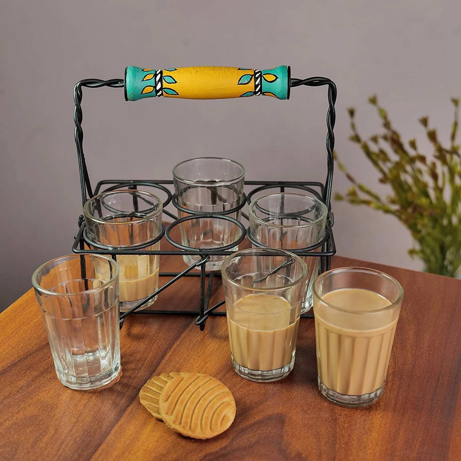 Artysta (Pack of 6) HDARTTS000653 Glass Set Hot Beverage Glass