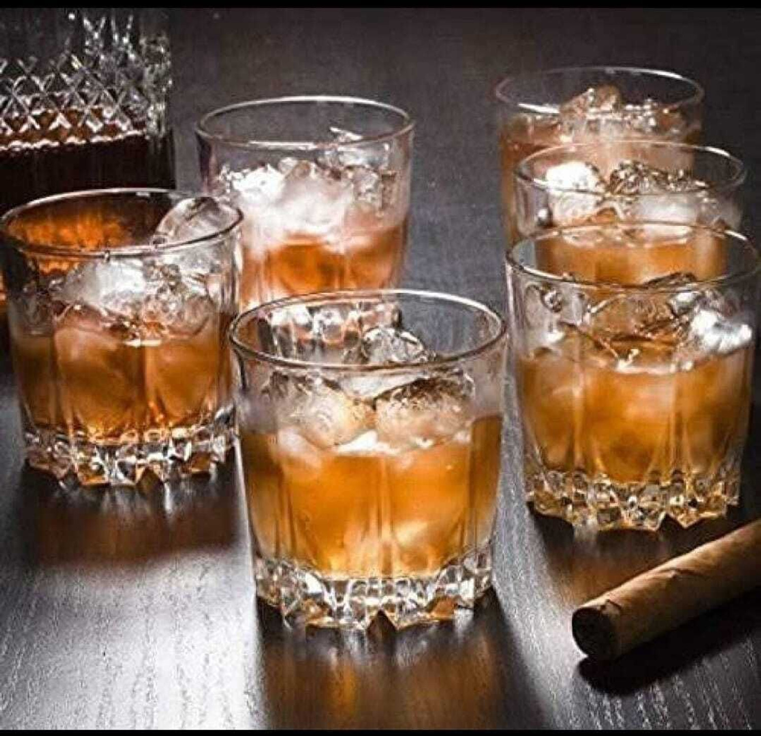 Image of Karishma (Pack of 6) WiskyGlass pc6 Glass Set Whisky Glass (200 ml, Glass, Clear)