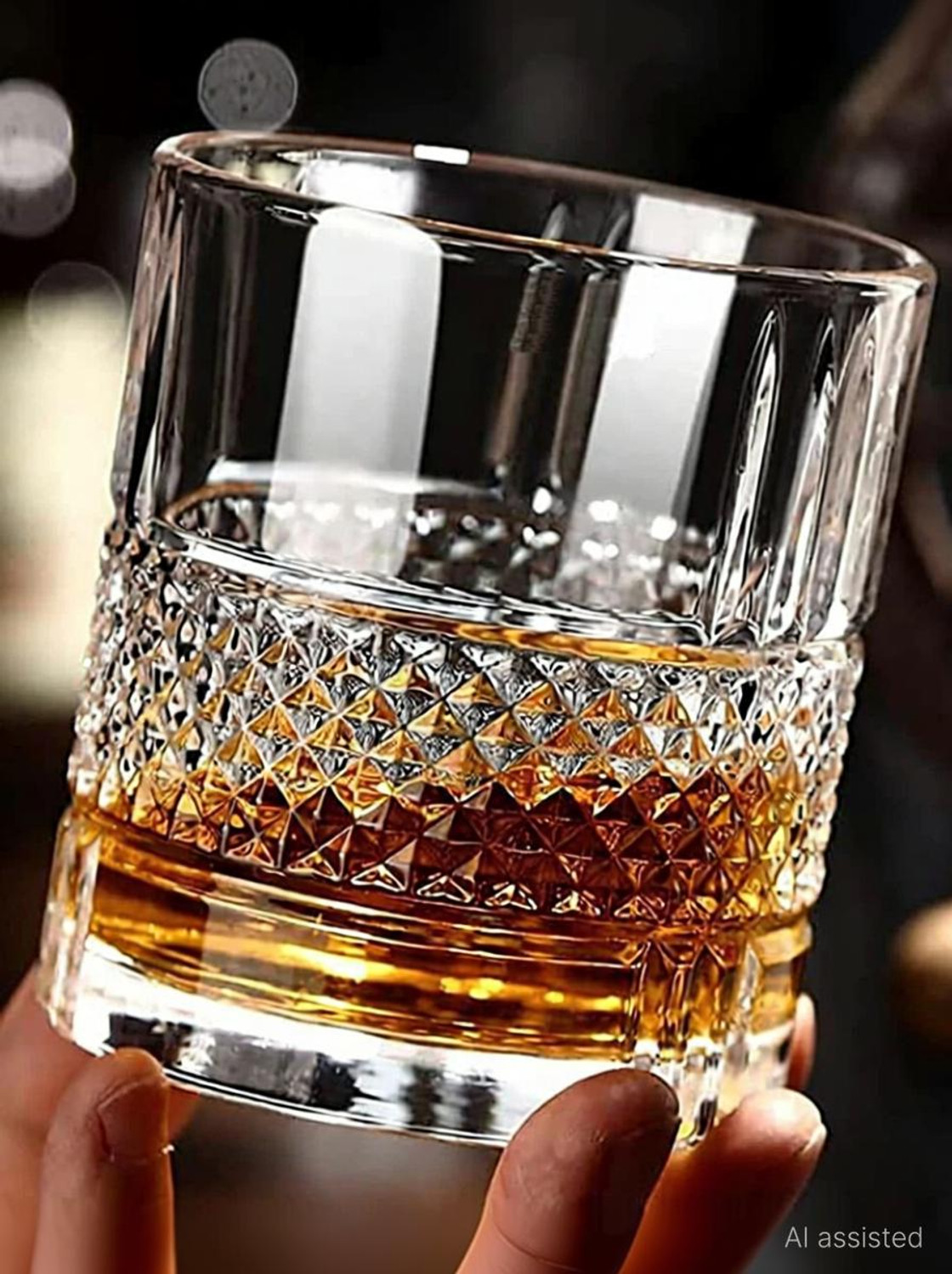 Image of okechuku (Pack of 2) ot Premium Glasses Whiskey Scotch, Wine, Juice, Water, Parties, Bar, Restaurant Glass Whisky Glass