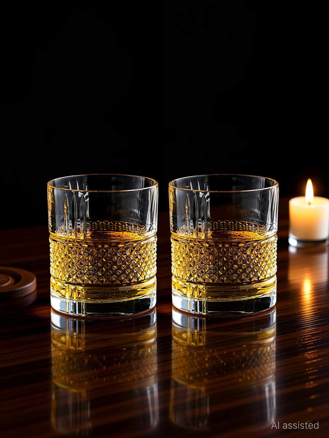 Image of okechuku (Pack of 2) ok Premium Glasses Scokch, Wine, Juice, Water, Parties, Bar, Restaurant Glass Whisky Glass