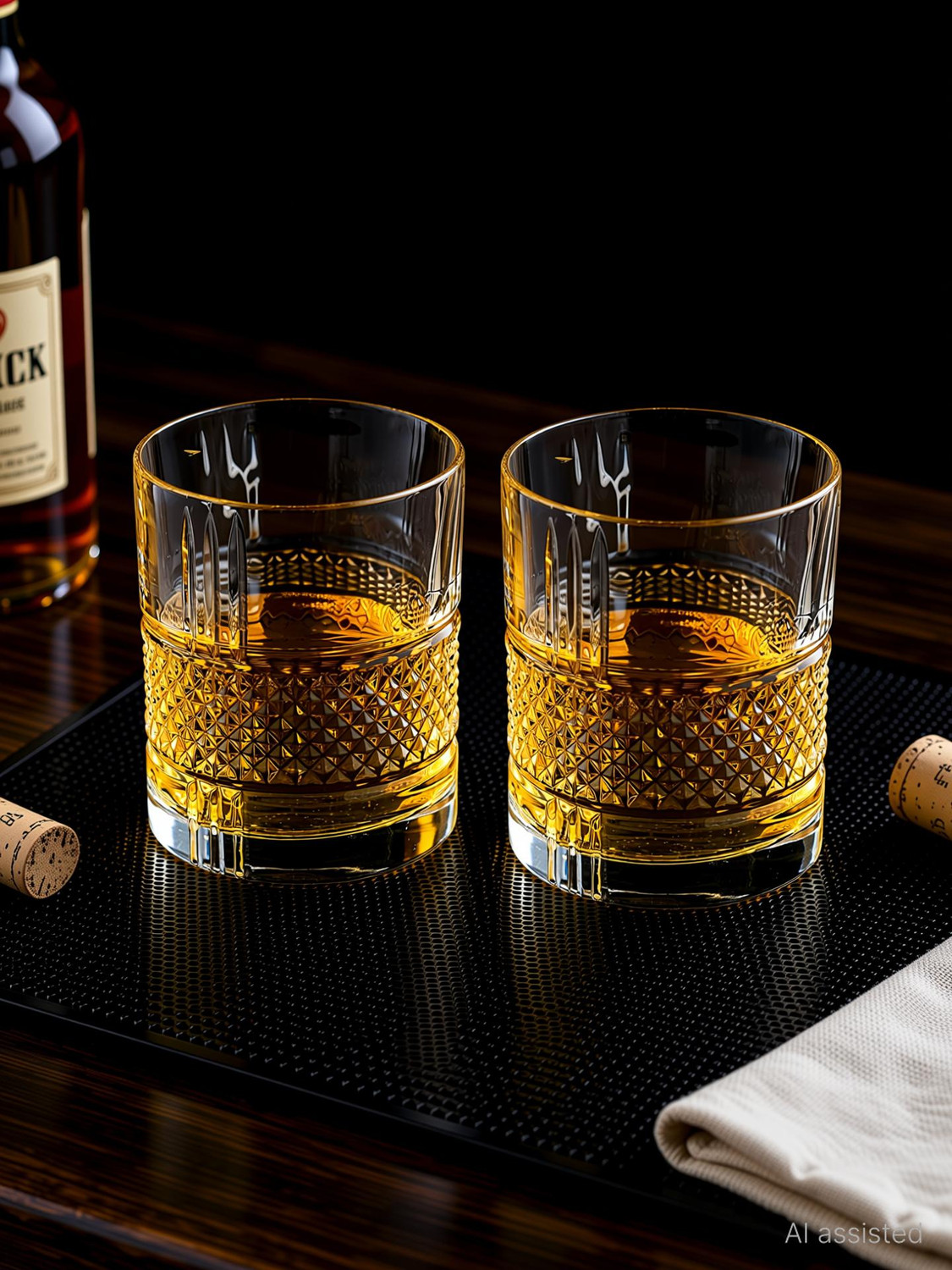 Image of okechuku (Pack of 2) ok Premium Glasses Scokch, Wine, Juice, Water, Parties, Bar, Restaurant Glass Whisky Glass