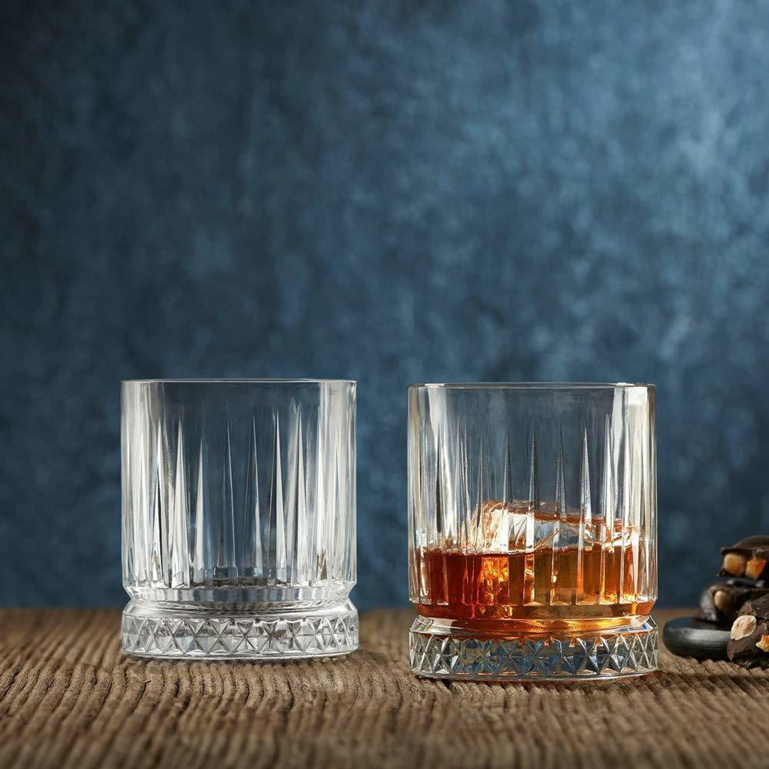 Image of VLKMK (Pack of 6) Unique Daiamond Shaped Whiskey Glass, Unique Cool Crystal Rocks Whiskey Glasses for Scotch, Bourbon, Vodka, Liquor, wine, Rock Style Old Fashioned Drinking Glassware (Pack of 6 , 310ml) Glass Set Whisky Glass