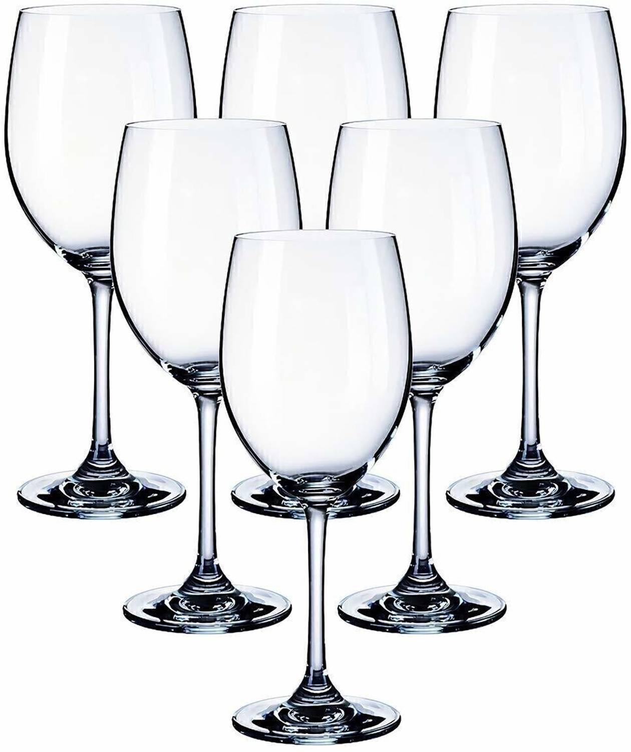 Bestaqua (Pack of 6) crystal big wine Glass Set Wine Glass
