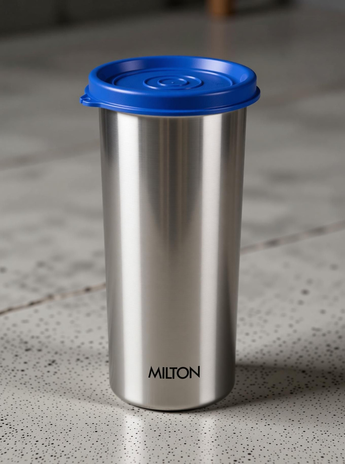 Image of MILTON Stainless Steel Tumbler with Lid, 530 ml, 1 Piece, Glass Water /Juice Glass