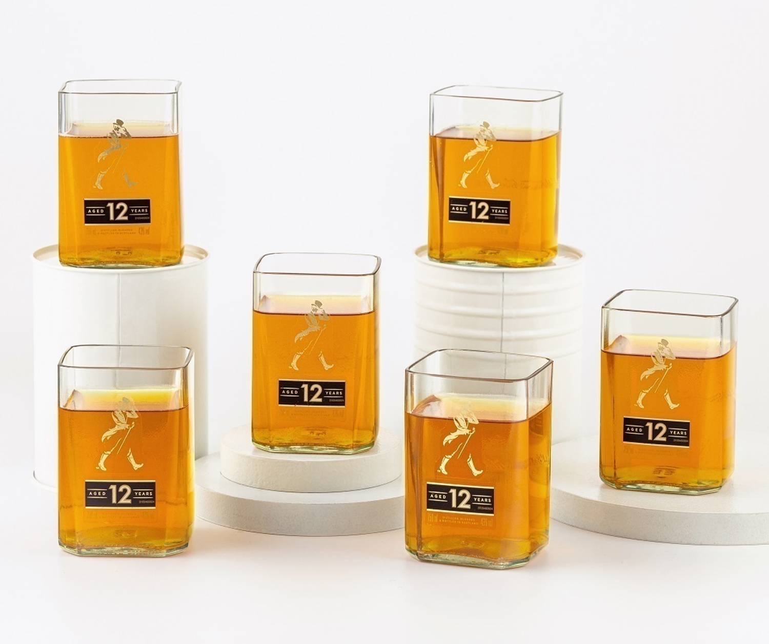 Giftalk (Pack of 6) Johnnie Walker Black Label Whisky Glasses