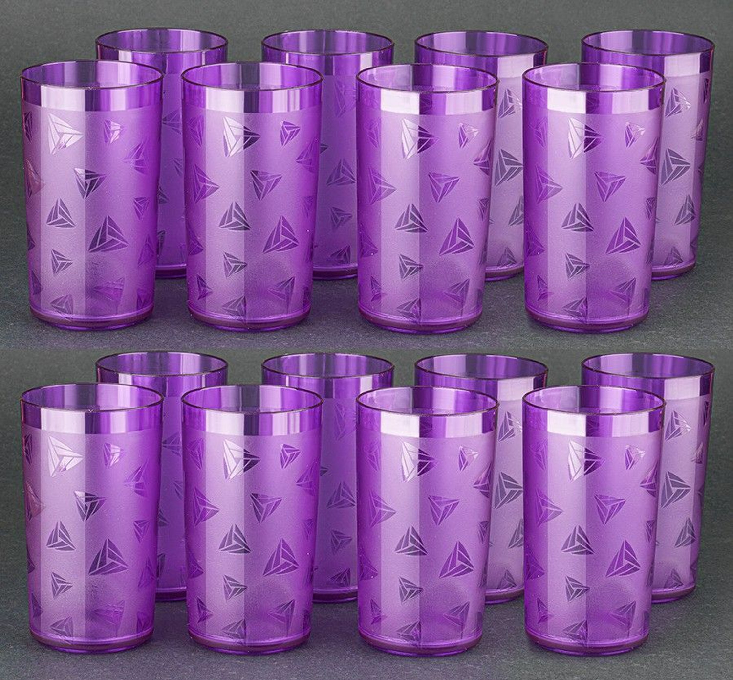 Image of Flipkart SmartBuy (Pack of 16) 16P Premium Quality Unbreakable Drinking Glass Set Water /Juice Glass