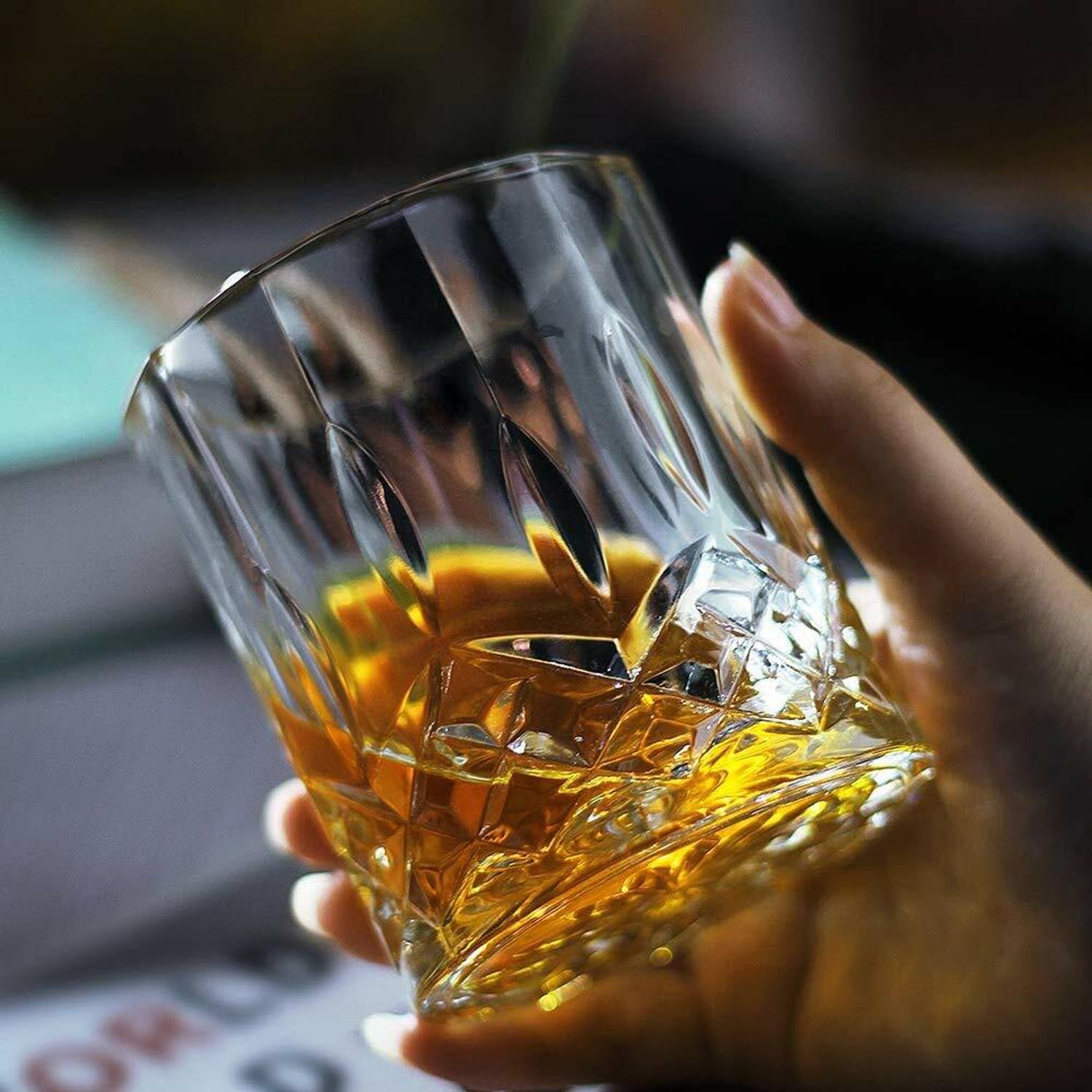JISHAENTERPRISE (Pack of 6) 44. Crystal clear fancy whiskey scotch