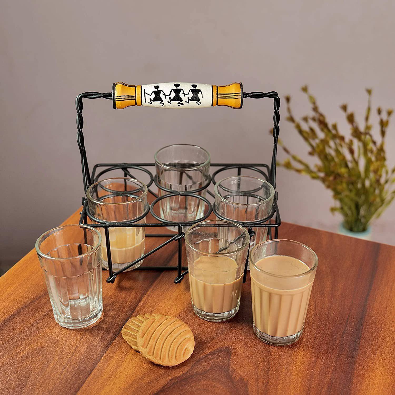 Artysta (Pack of 6) HDARTTS000655 Glass Set Hot Beverage Glass