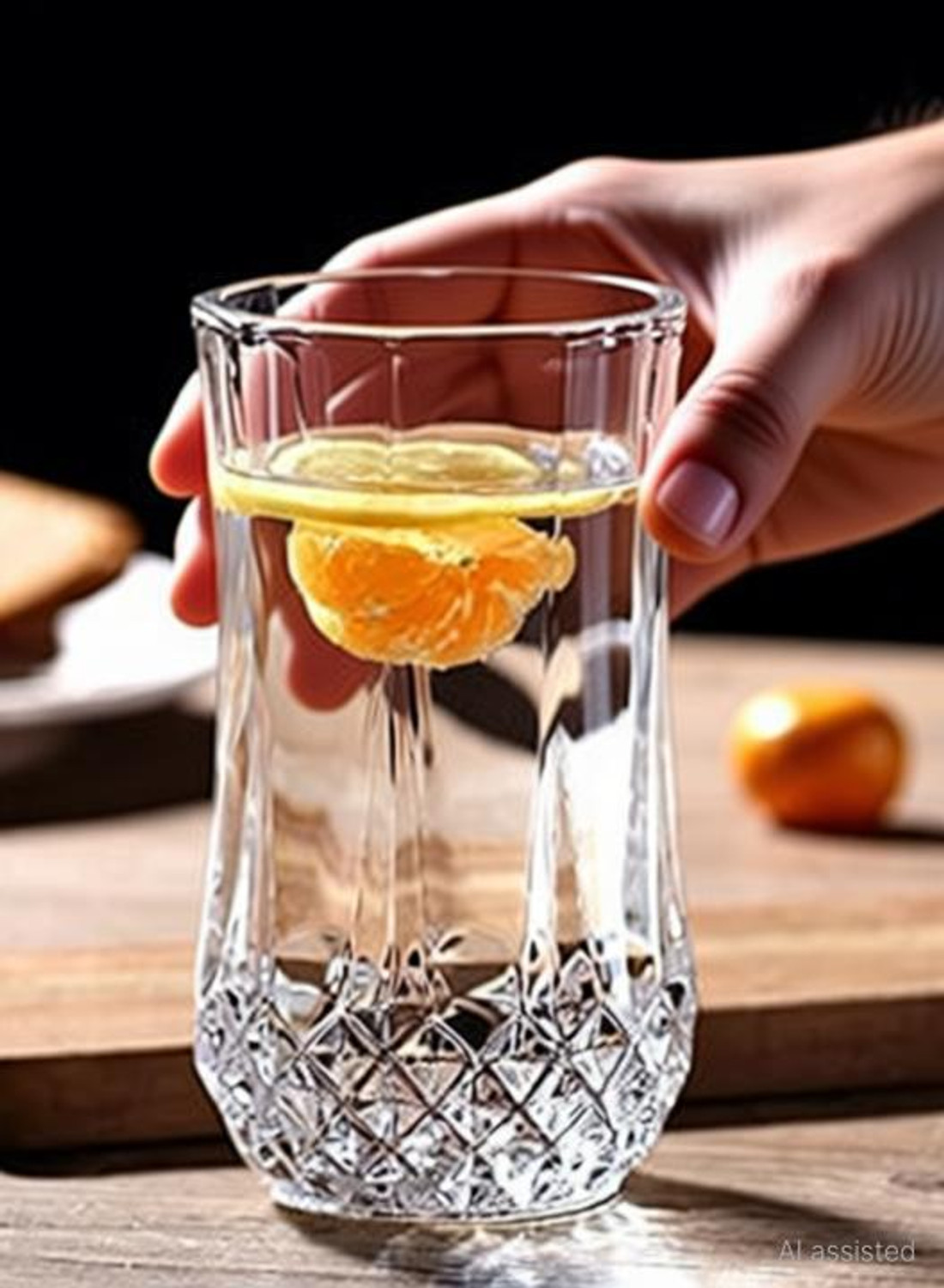 Image of Sanjeev Kapoor (Pack of 6) Diamond Glass Set Water /Juice Glass