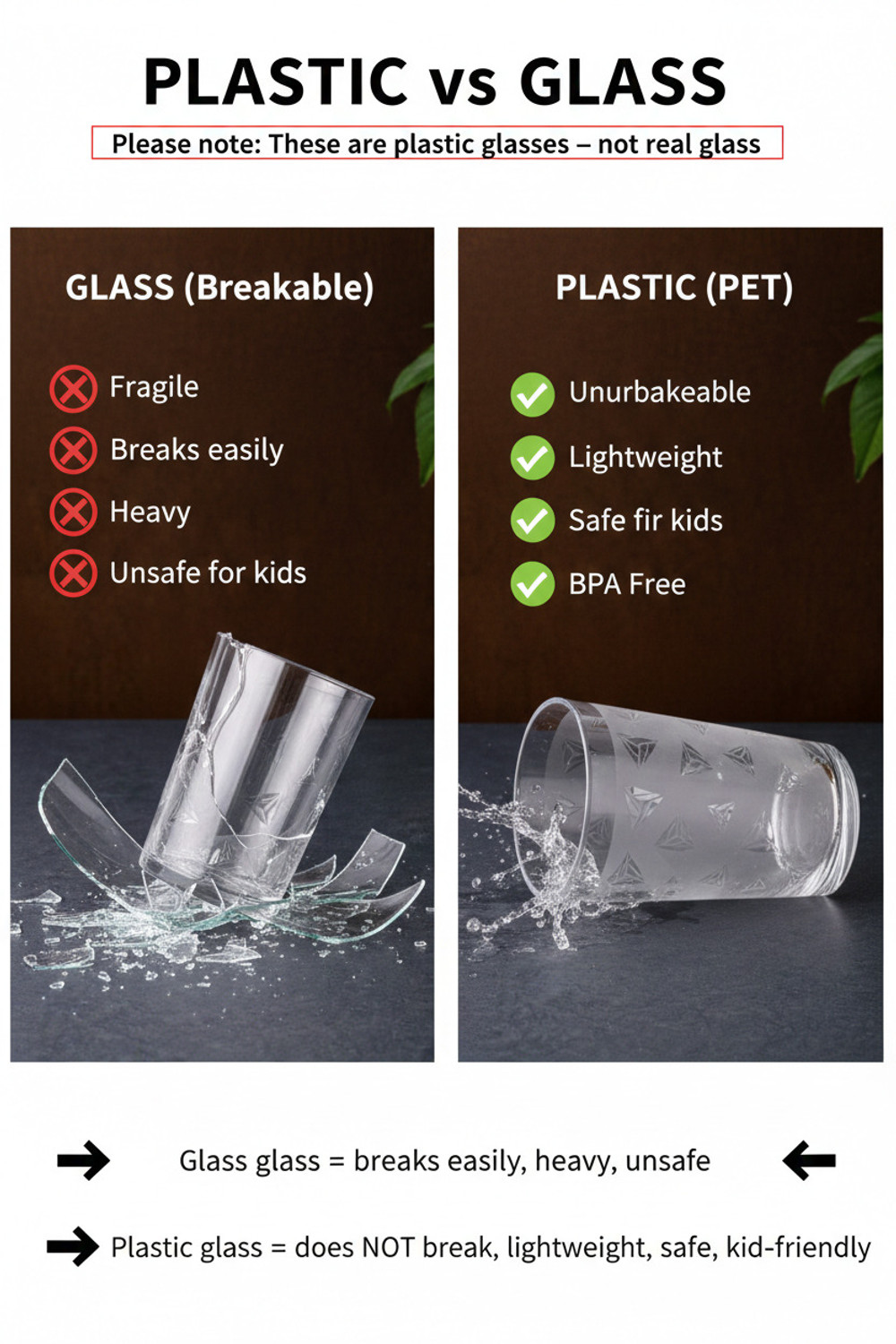 Image of Flipkart SmartBuy (Pack of 16) 16P Premium Quality Unbreakable Drinking Glass Set Water /Juice Glass
