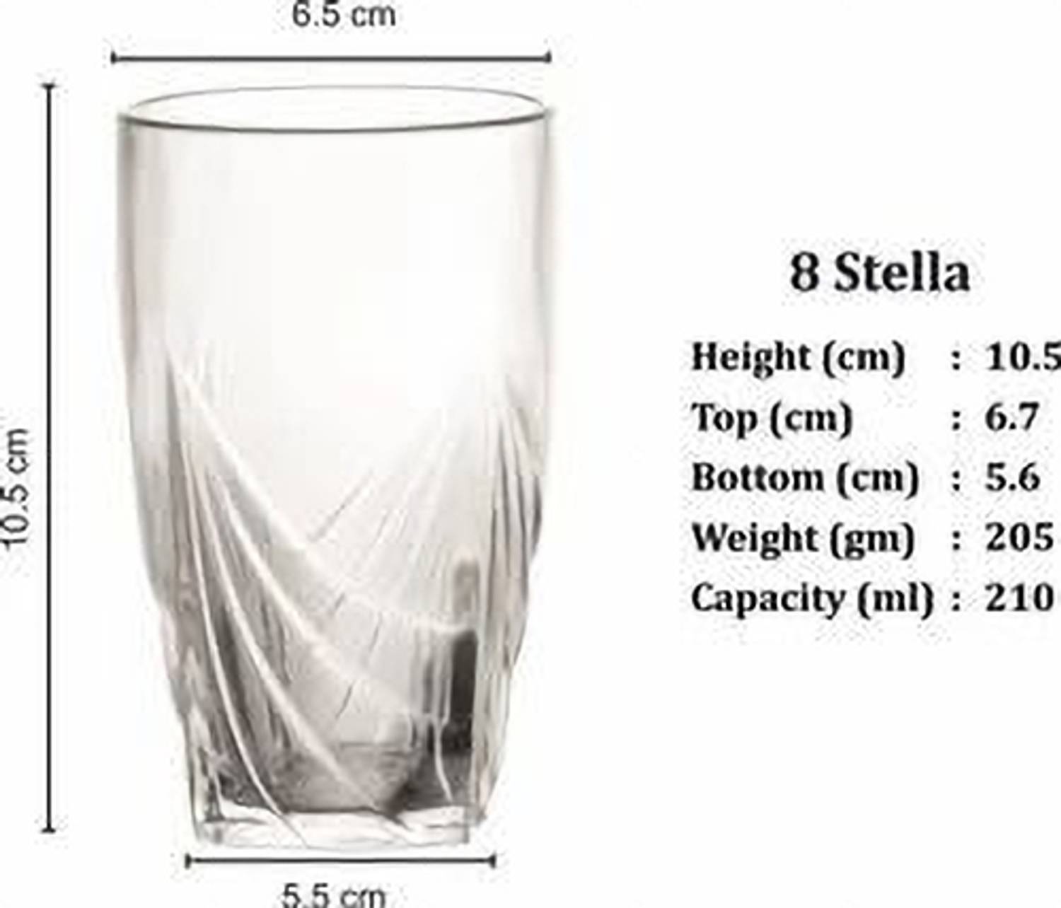 Aradhya Blackberry Glass Pack of 6 - Image 3