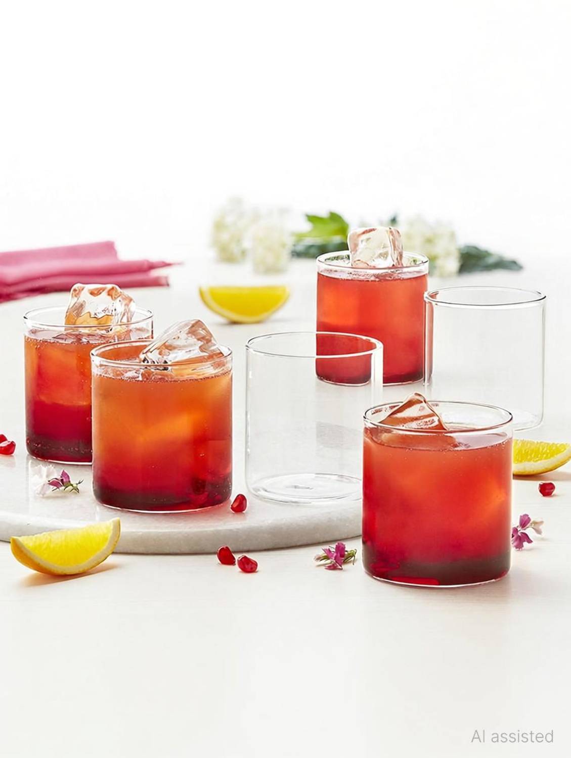 BOROSIL (Pack of 6) BN75GL305CG Glass Set Water/Juice Glass