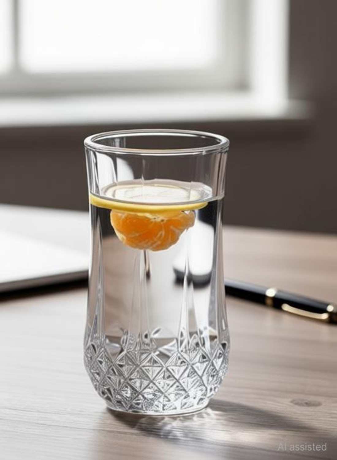 Image of Tap2kaart Glass Water /Juice Glass - 1 Pieces, Clear, 250 ml Glass Set Water /Juice Glass