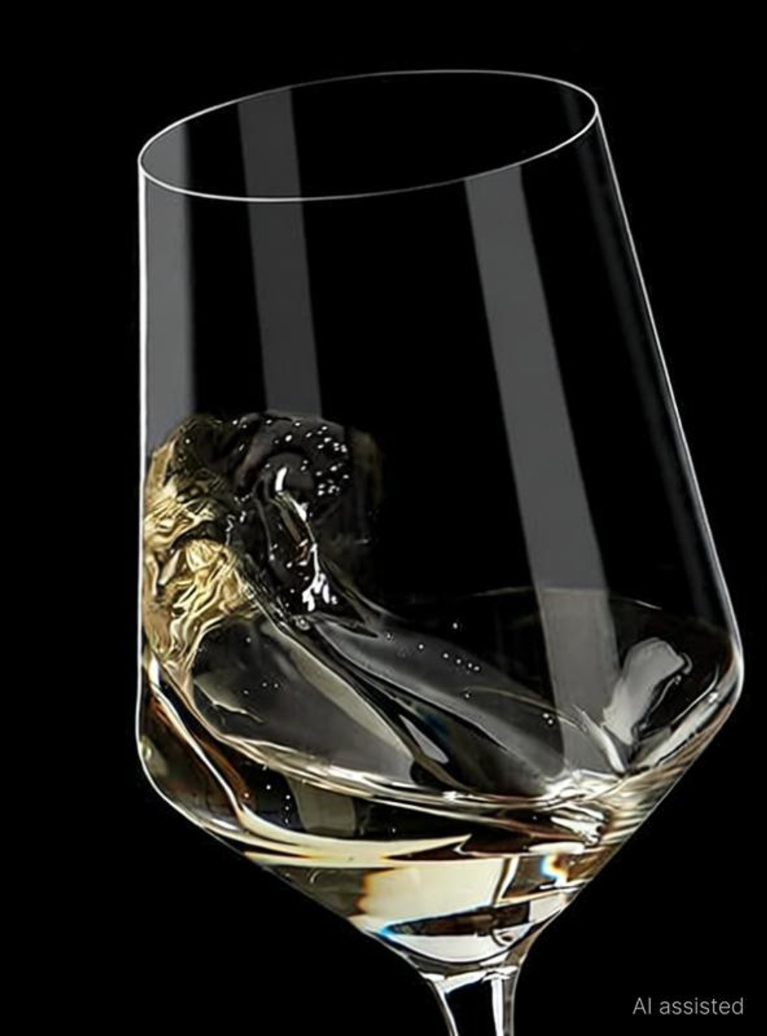 Image of GOLDFINCH Crystal Wine Glasses, Red Wine Glass Glass Wine Glass