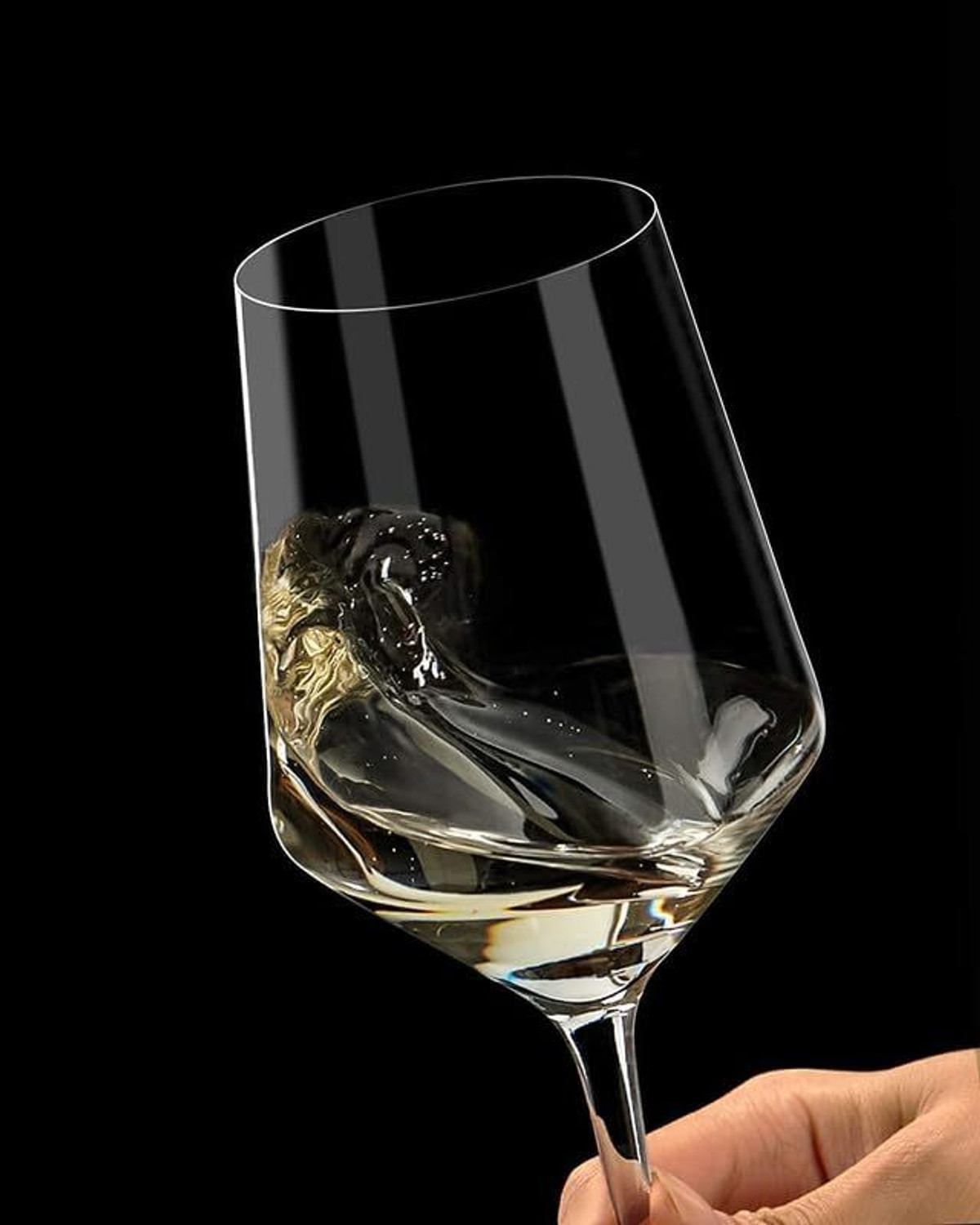 Image of GOLDFINCH Crystal Wine Glasses, Red Wine Glass Glass Wine Glass