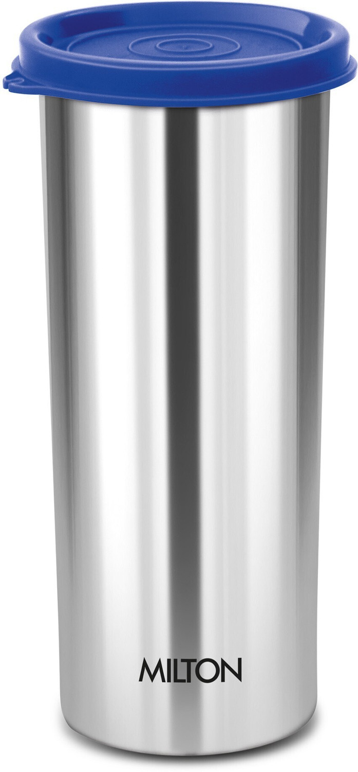 Image of MILTON Stainless Steel Tumbler with Lid, 530 ml, 1 Piece, Glass Water /Juice Glass