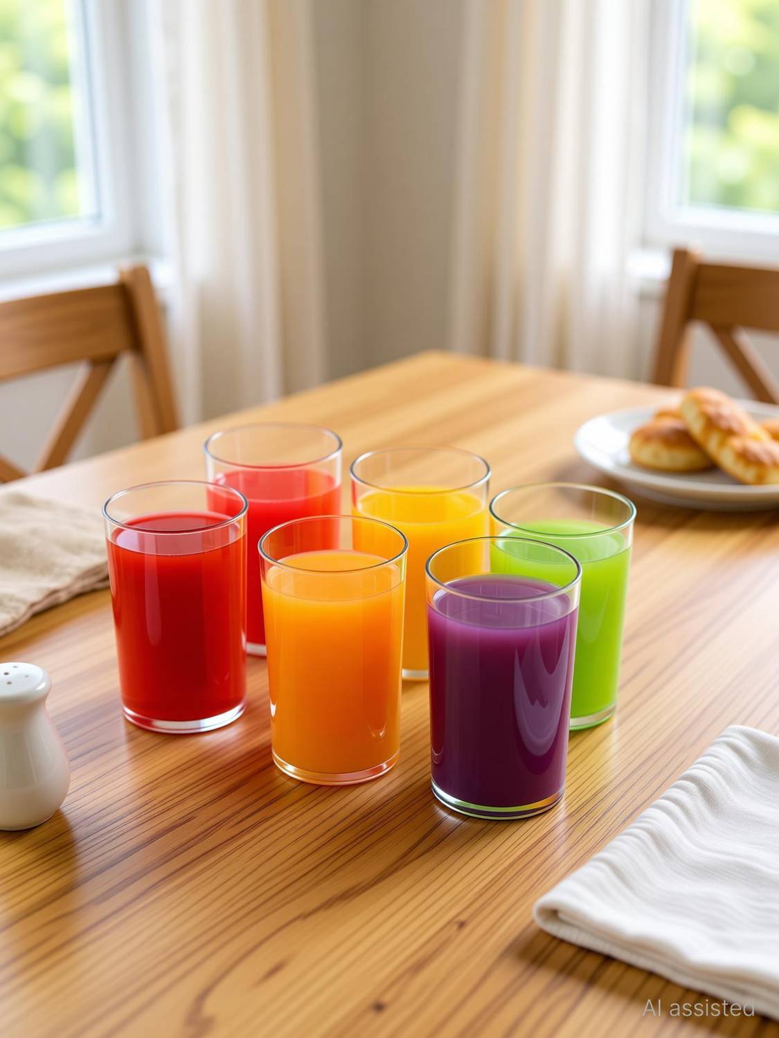 BELLERBIRD (Pack of 6) Unbreakable Stylish Transparent Water Glass Set 300 Ml,Abs Poly Carbonate Plastic Magic Glasses Glass Set (300 ml, Plastic) Glass Set Water/Juice Glass
