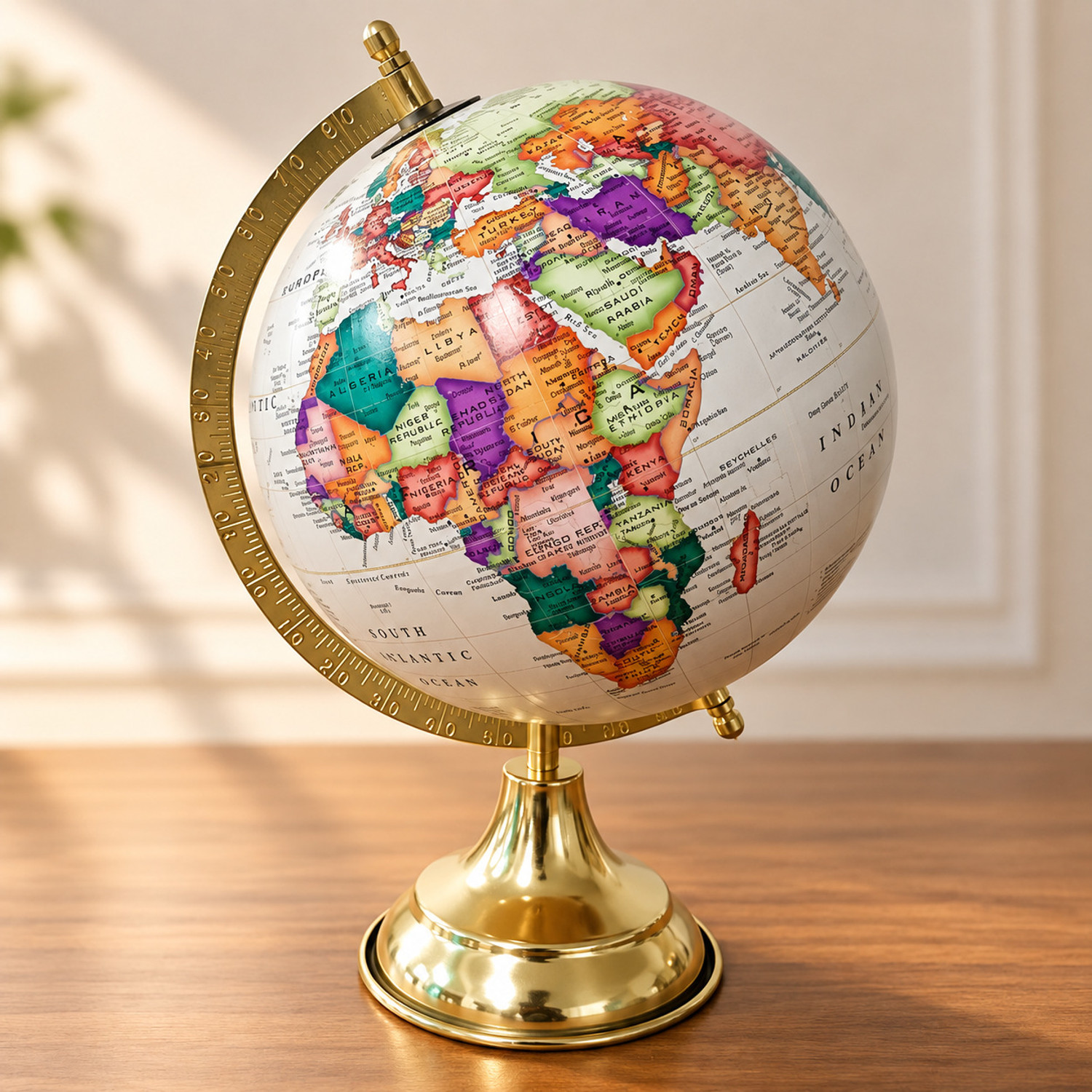 Image of cosmic globe exports 8 Inch Antique World Globe with Metal Stand Educational /Decorative World Globe World Map World Globe