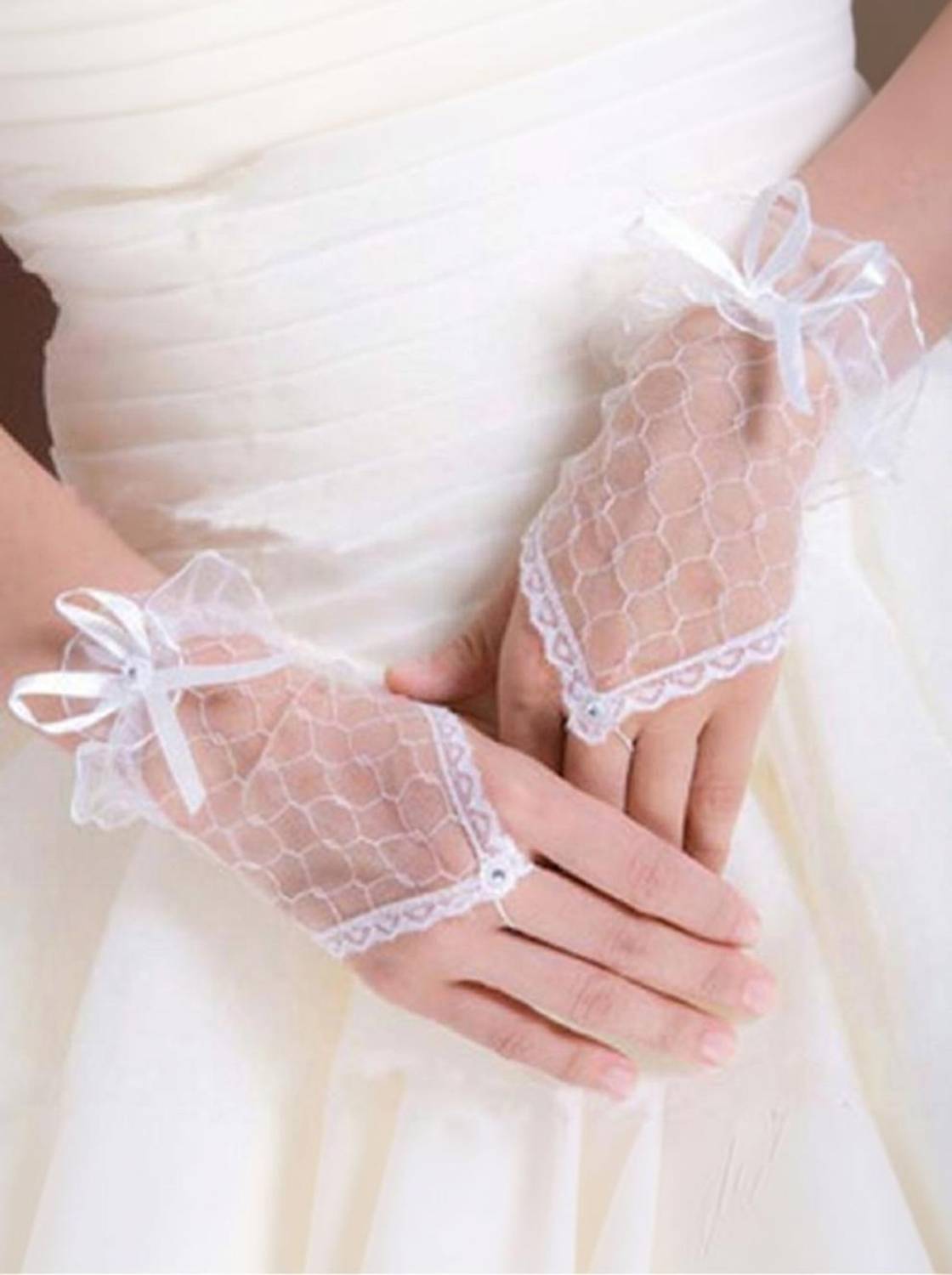 BUYSKY Embellished Winter Women Gloves