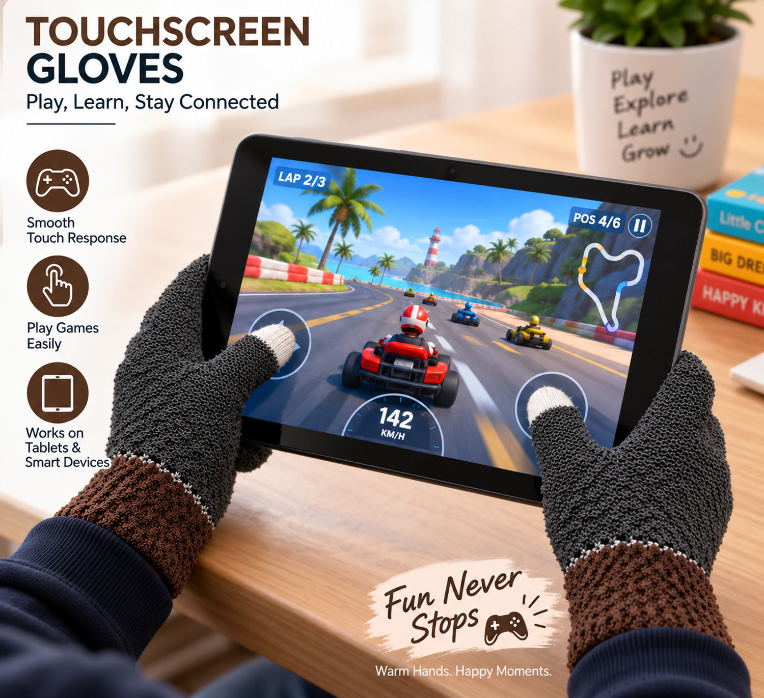 Image of AVNOUR Woven Winter Men & Women Gloves