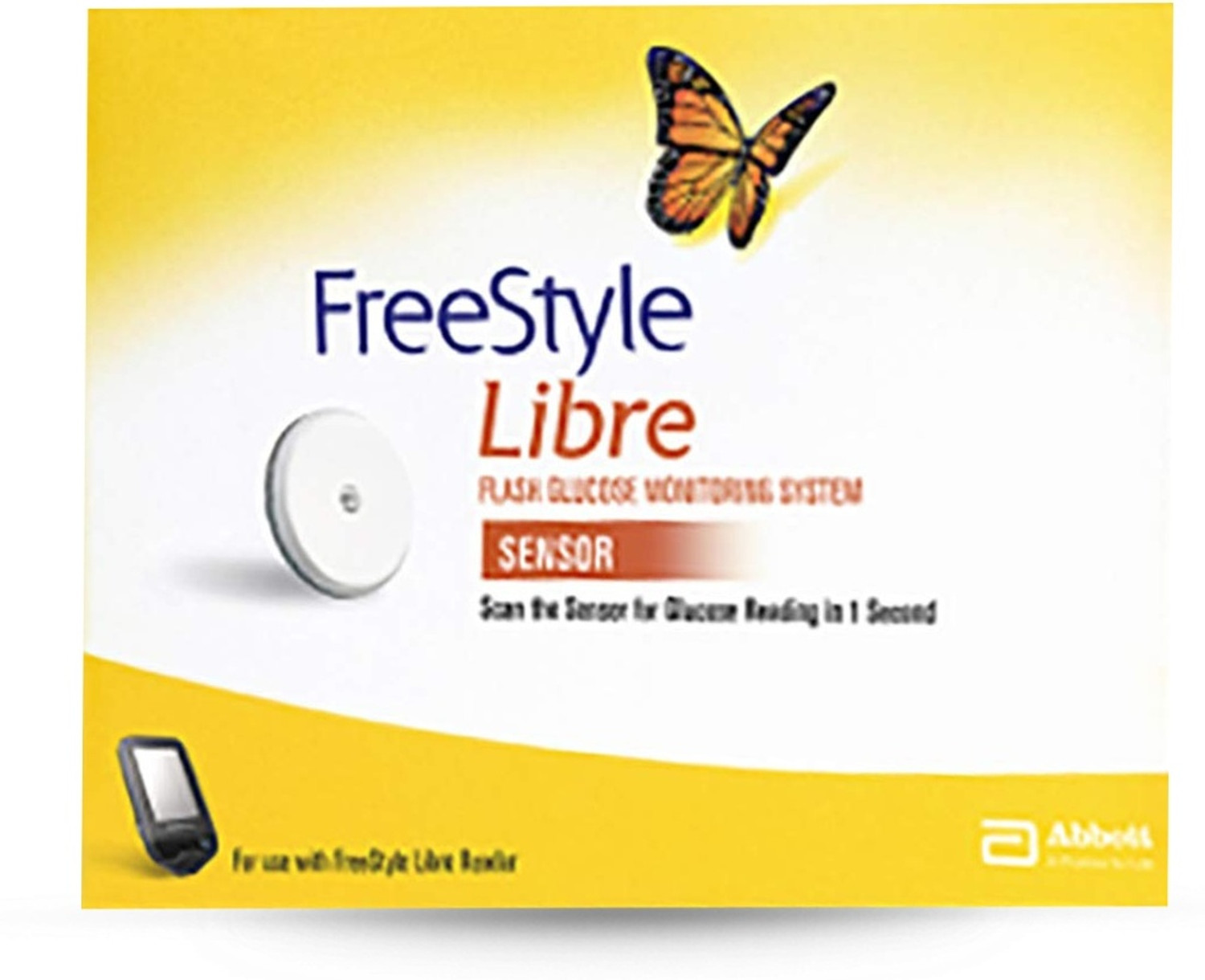 Image of FreeStyle Libre Sensor Flash Glucose Monitoring System Glucometer