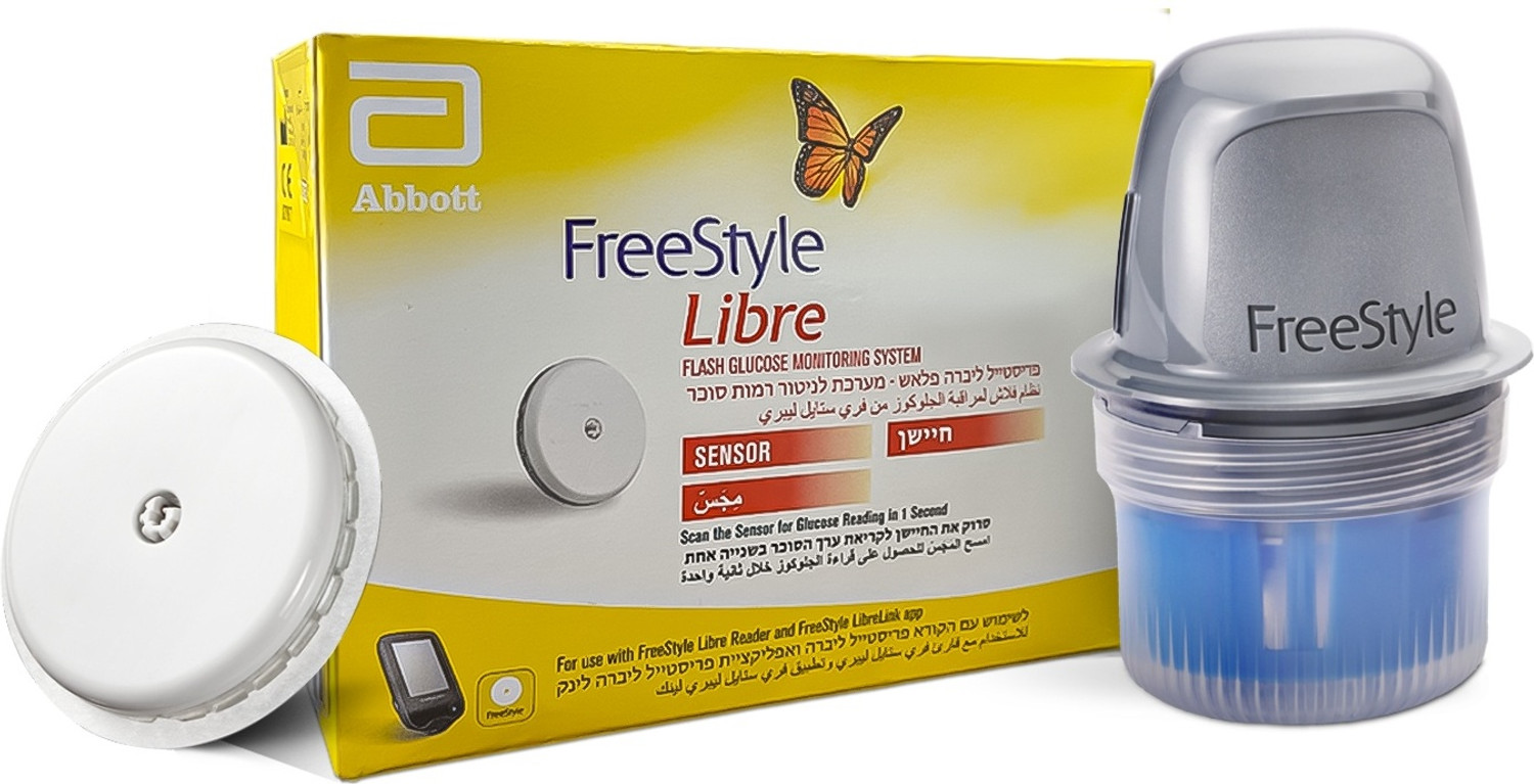 Image of FreeStyle Libre Sensor Flash Glucose Monitoring System Glucometer