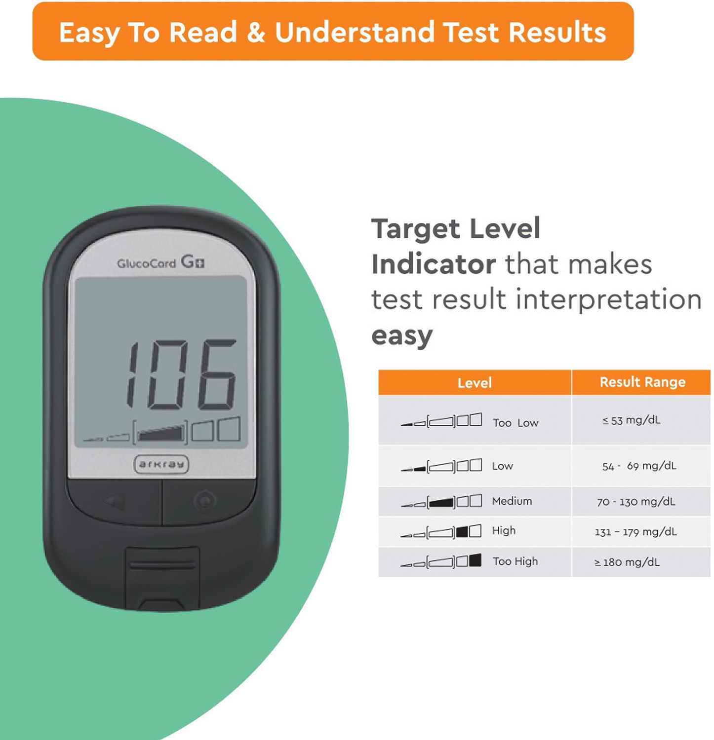 Image of Arkray Glucocard G+ 100 Bottlepack Blood Glucose Test Strips 100 Glucometer Strips