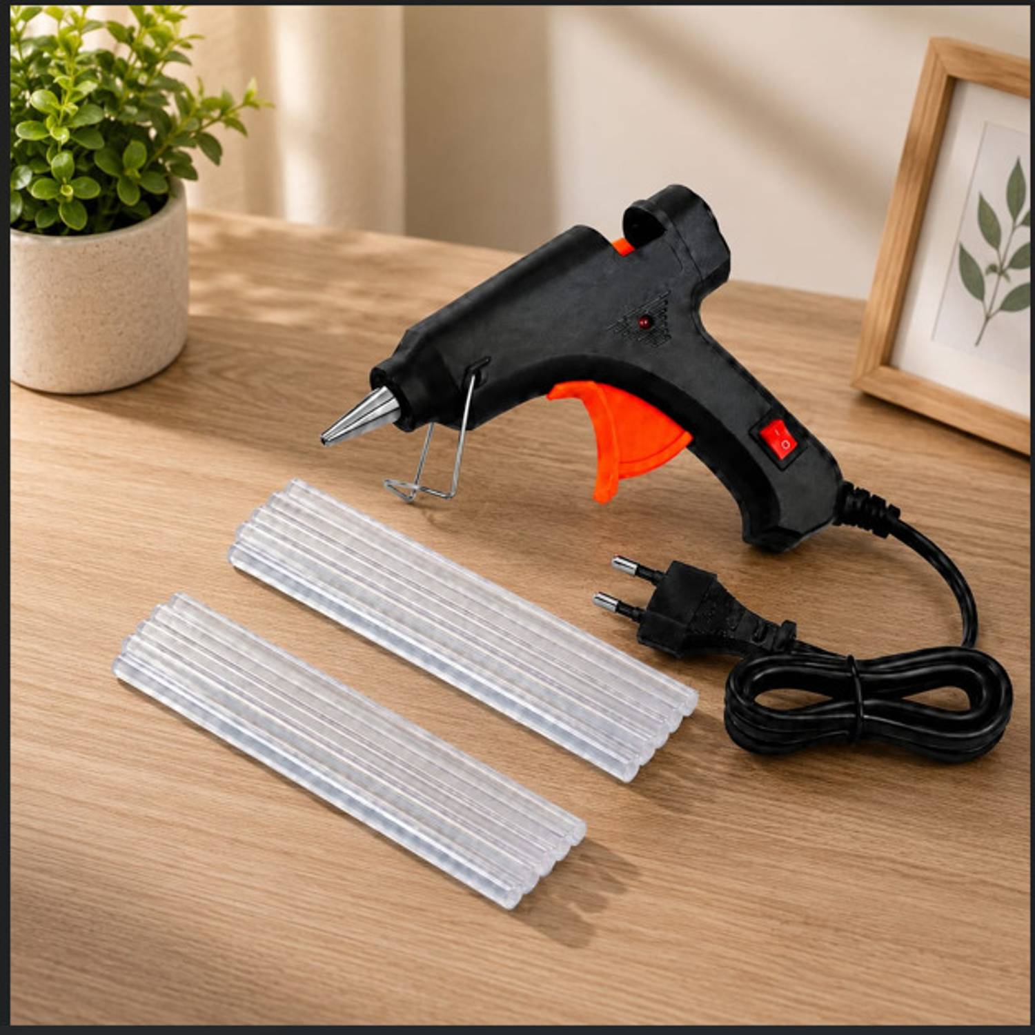 TechTrove 20W Mini Glue Gun with 15 Sticks - Image 1