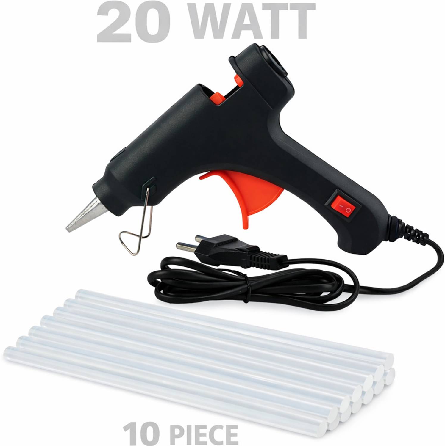 WRYDO9 20W Mini Electric Glue Gun Set with 10 Sticks - Image 4