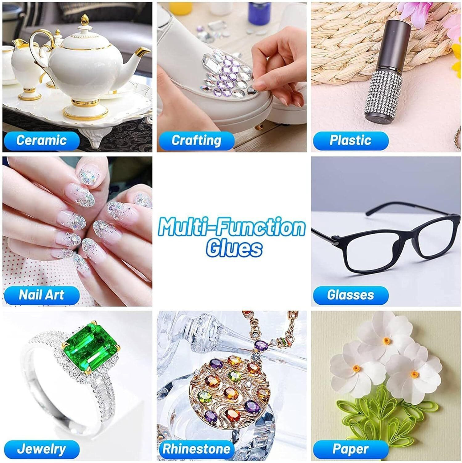 Image of KASHKRAFTY B7000 50ML GLUE (MOBILE PHONE,JEWELLERY MAKING,CLOTHES,SHOES,STONES,GLASS) Glue