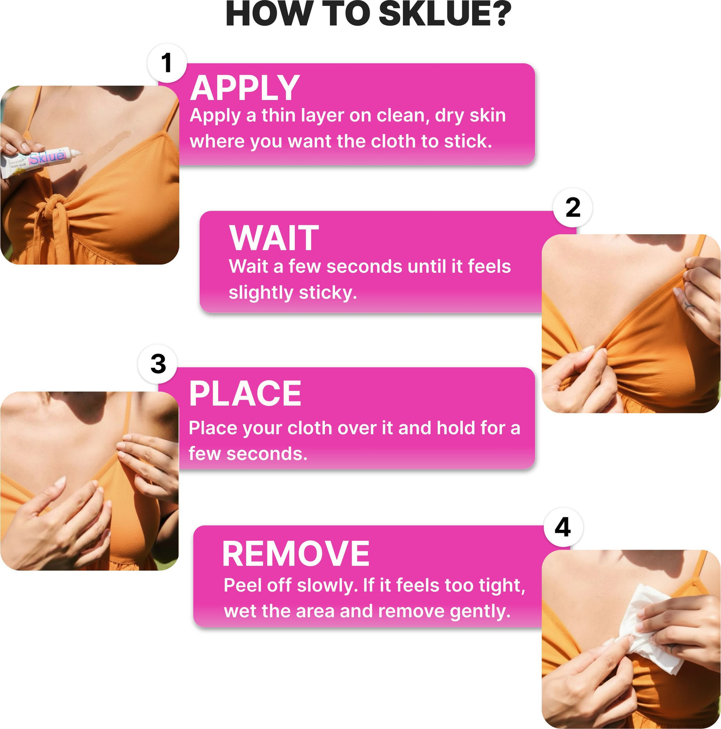 Image of Sklue Body Glue For Clothes Glue