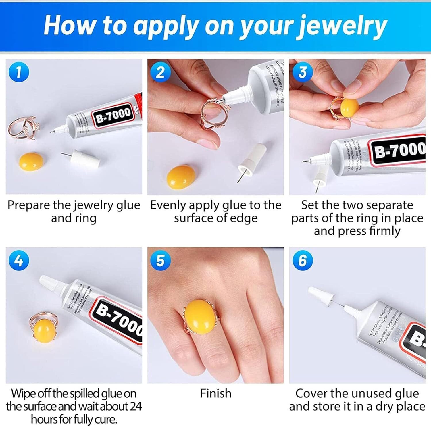 Image of KASHKRAFTY B7000 50ML GLUE (MOBILE PHONE,JEWELLERY MAKING,CLOTHES,SHOES,STONES,GLASS) Glue