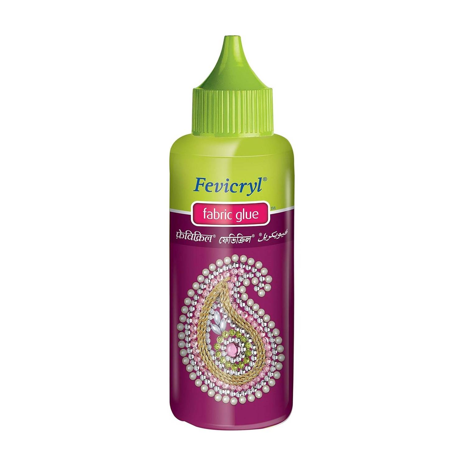 ARTPARASITE Pidilite Fevicryl Fabric Glue No Stitch Glue Mirror Pieces Patchwork Stone Lace Glue