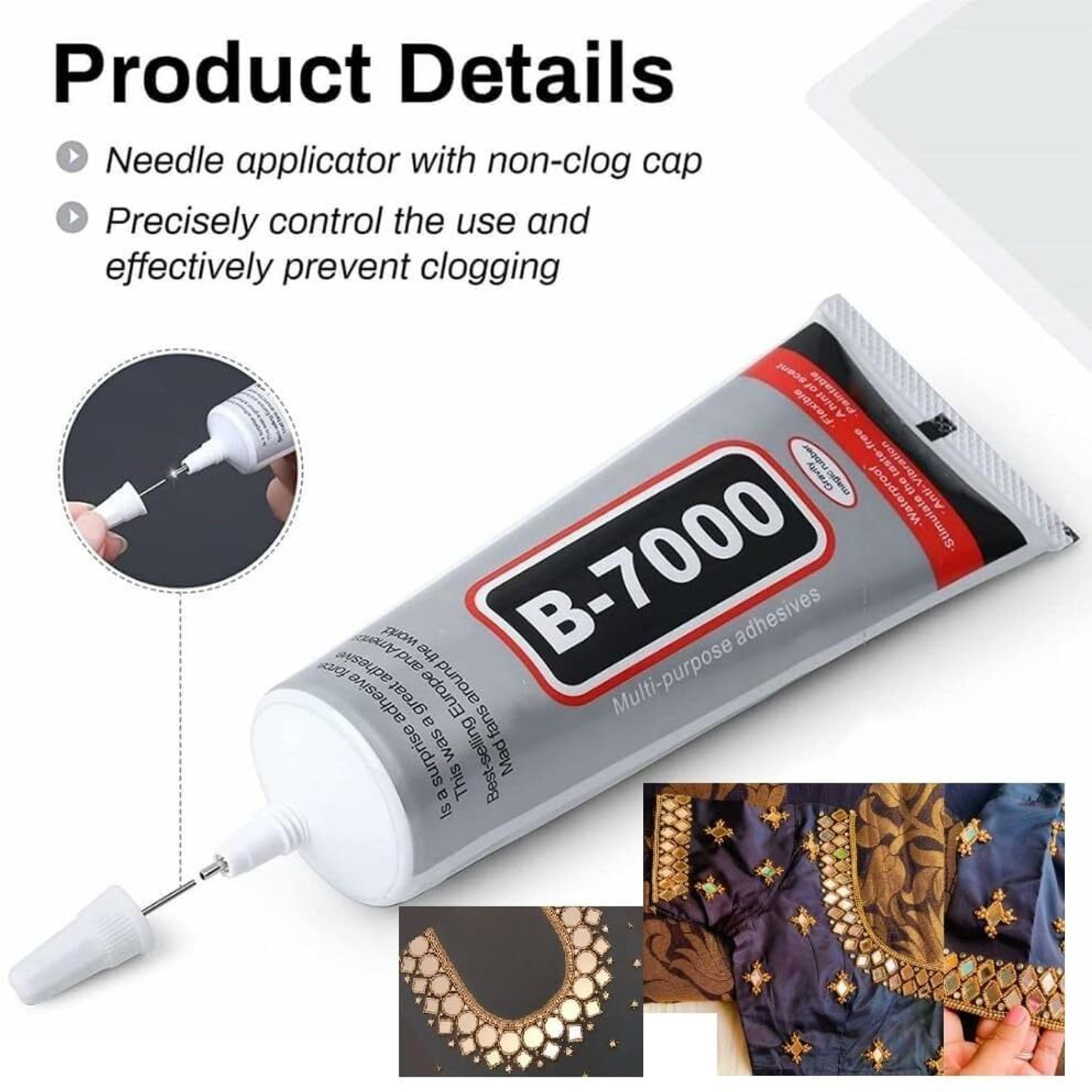 Image of Simplybeaut B7000, 50 ml (pack of 2 )Glue for Jewelry Making Multipurpose adhesive Adhesive
