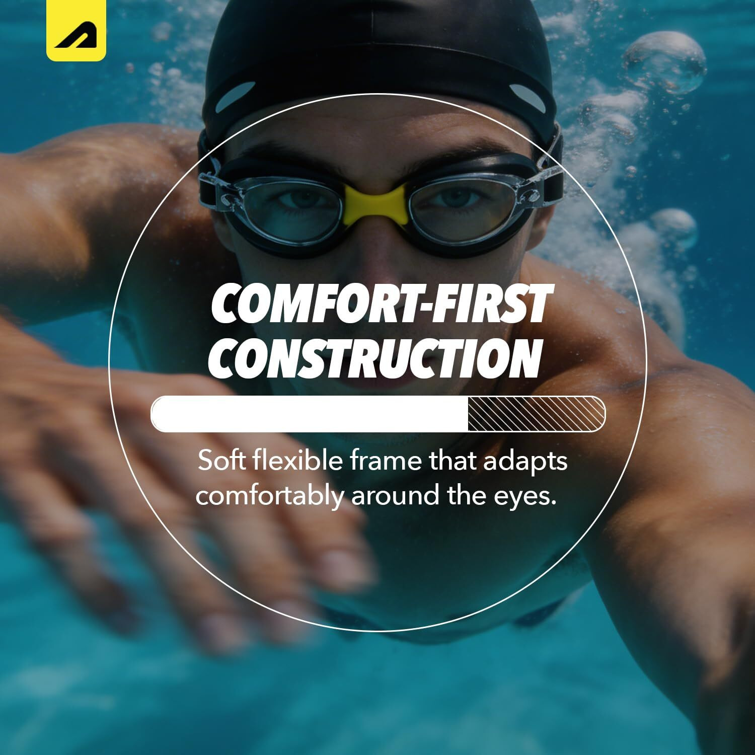 Image of BOLDFIT Swimming Goggles For Men Women Swimming Glasses for Pool. Swimming Goggles