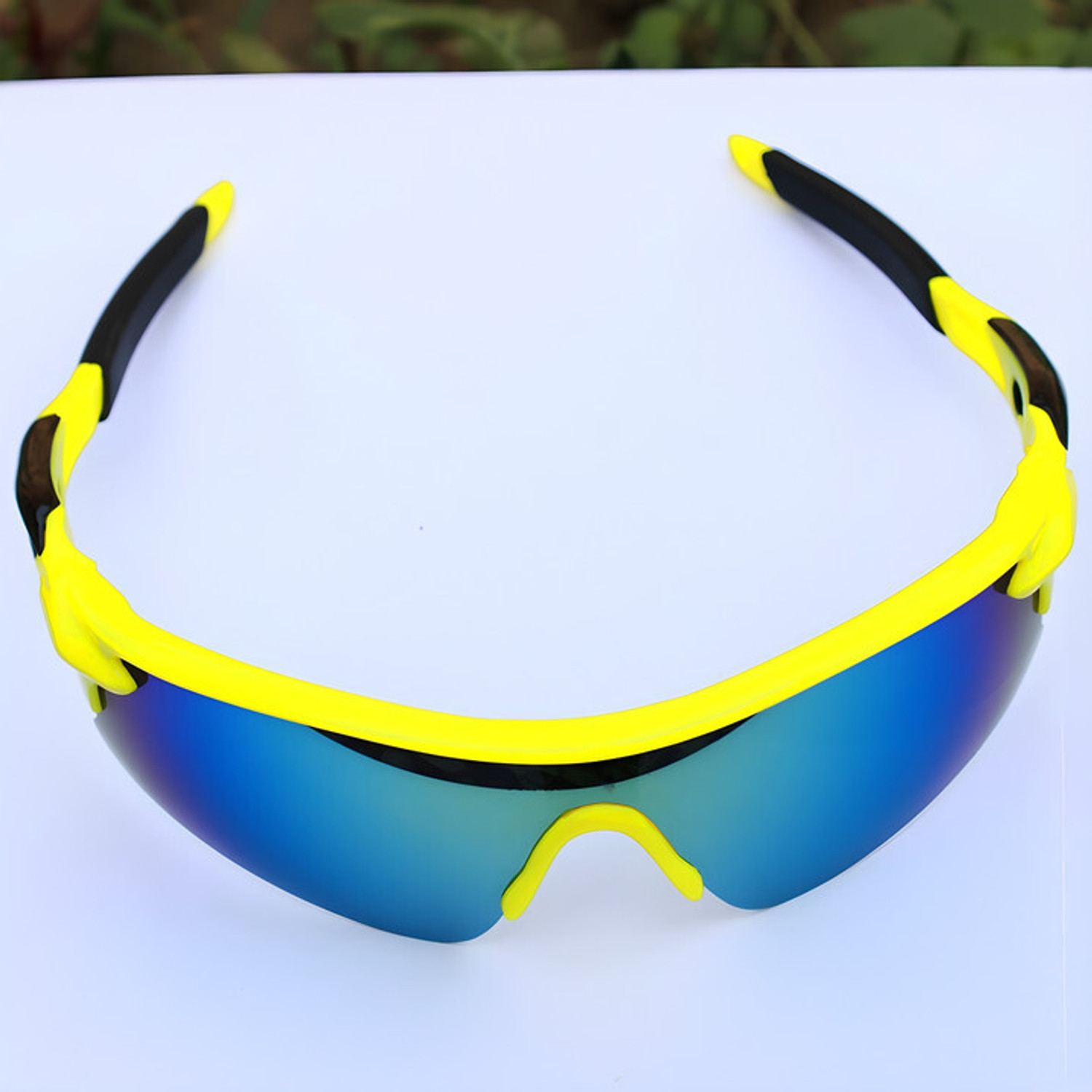 Image of aspecs Sports Googles UV Protection, Wrap-around Sunglasses Riding / Cycling / Running / (Yellow, Black)