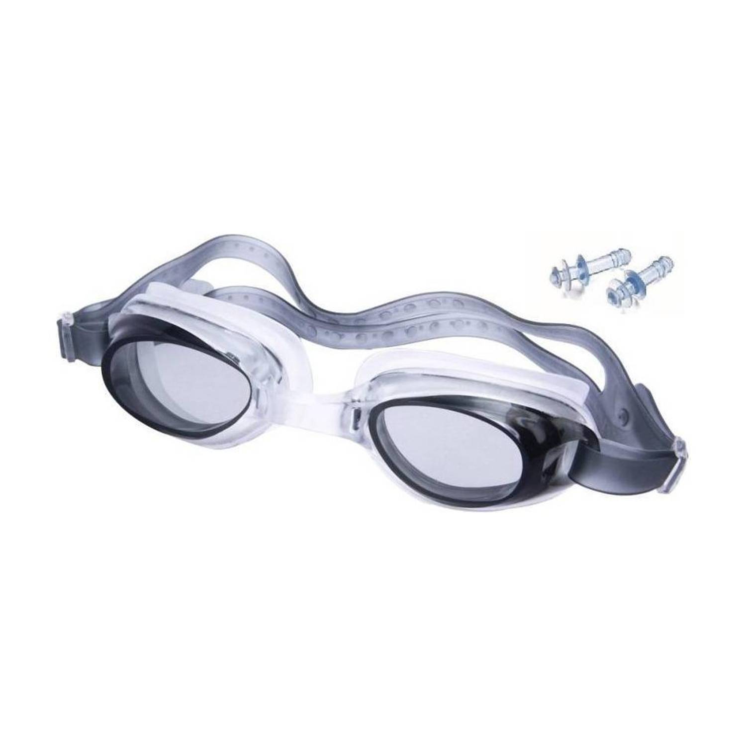 ArrowMax ANTIFOG100% SILICONE SWIMMING GOGGLES FOR BOYS KIDS ADULTS GIRLS WITH EARPLUGS Swimming Goggles
