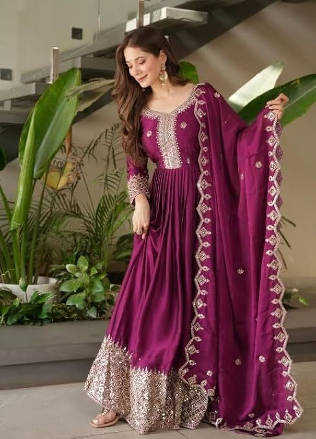 Image of Om Creation Anarkali Gown