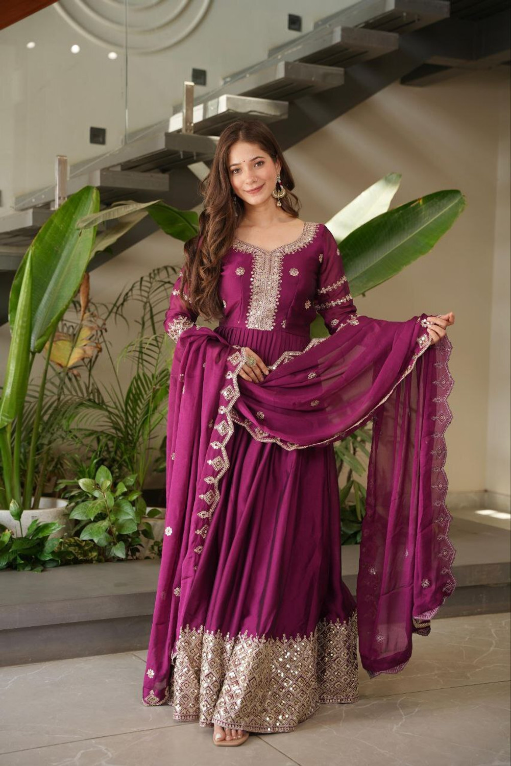 Image of Om Creation Anarkali Gown