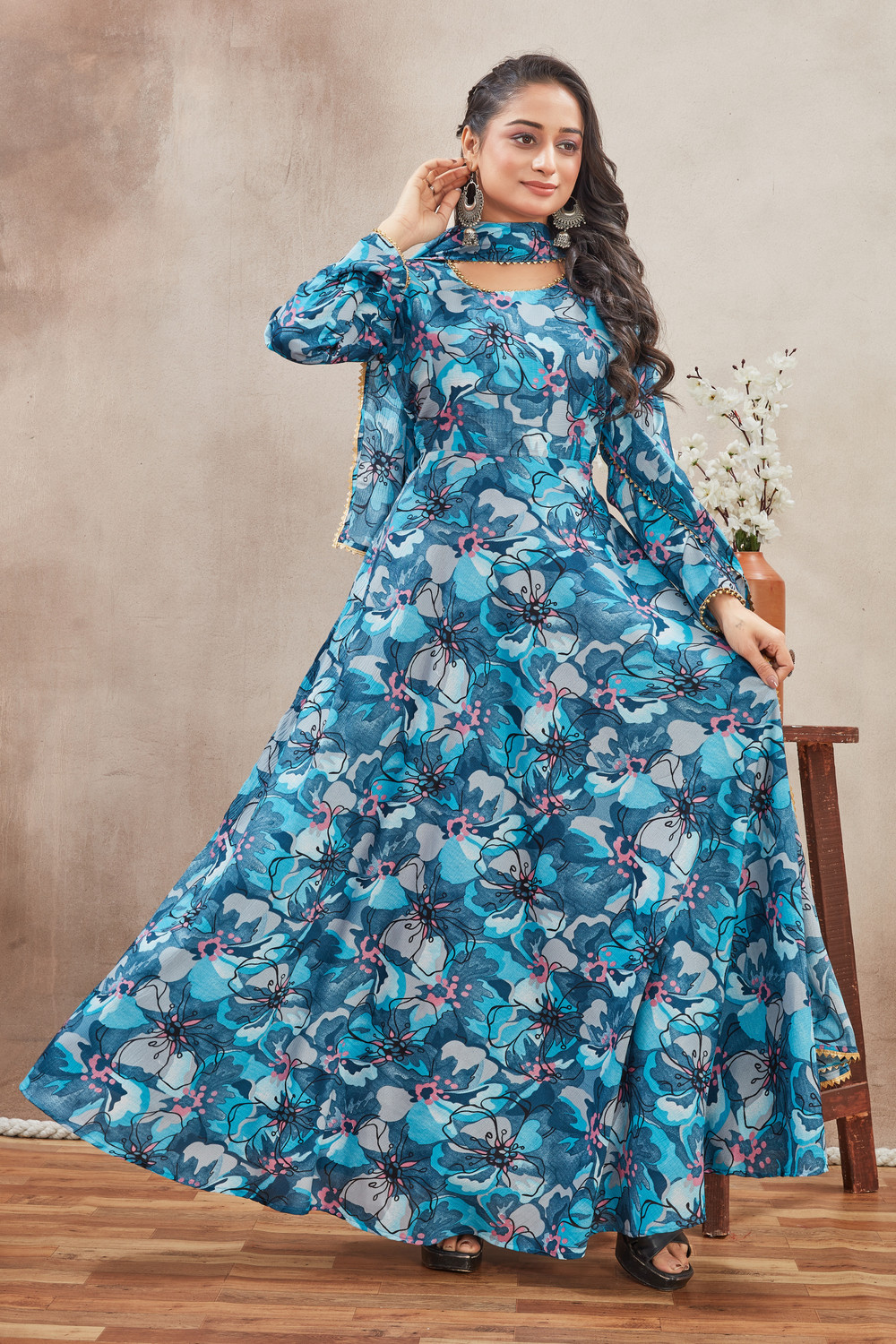 Image of HOUSE OF COMMON Flared /A-line Gown