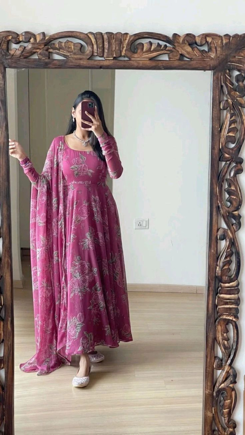 Image of JAKHIFASHION Anarkali Gown