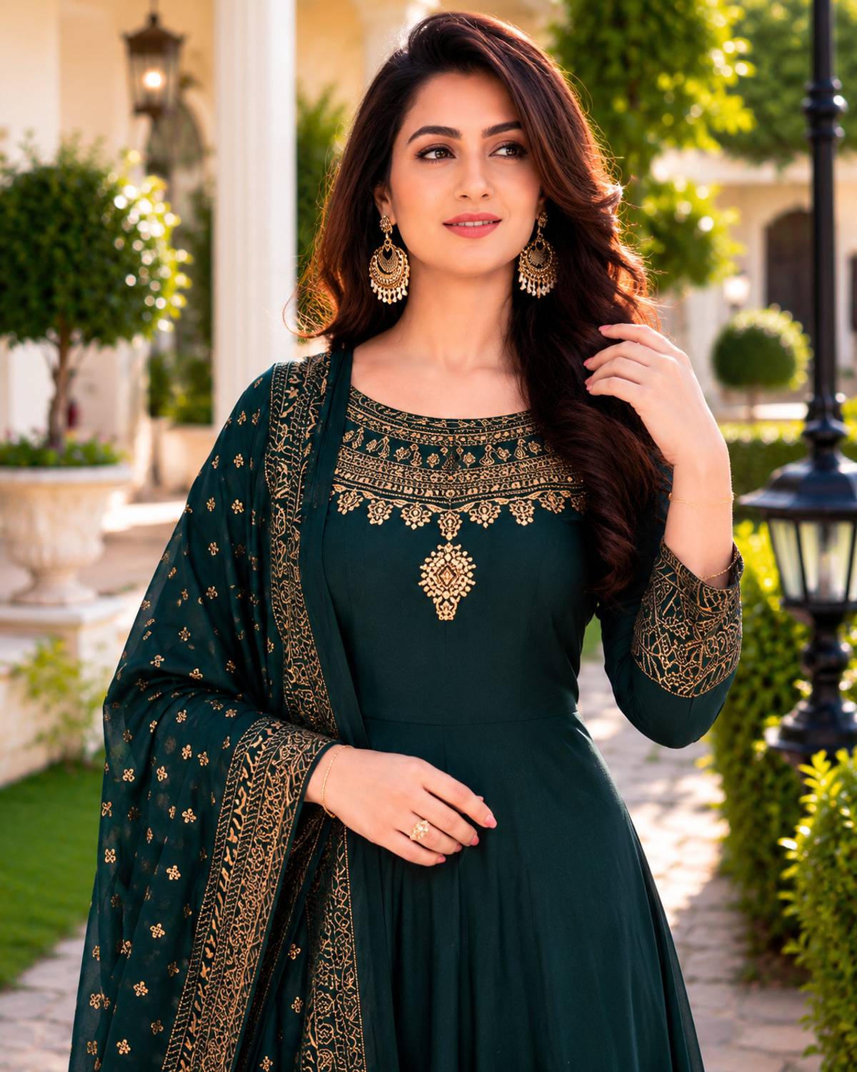 NUPITAL Women Printed Anarkali Kurta - Image 4